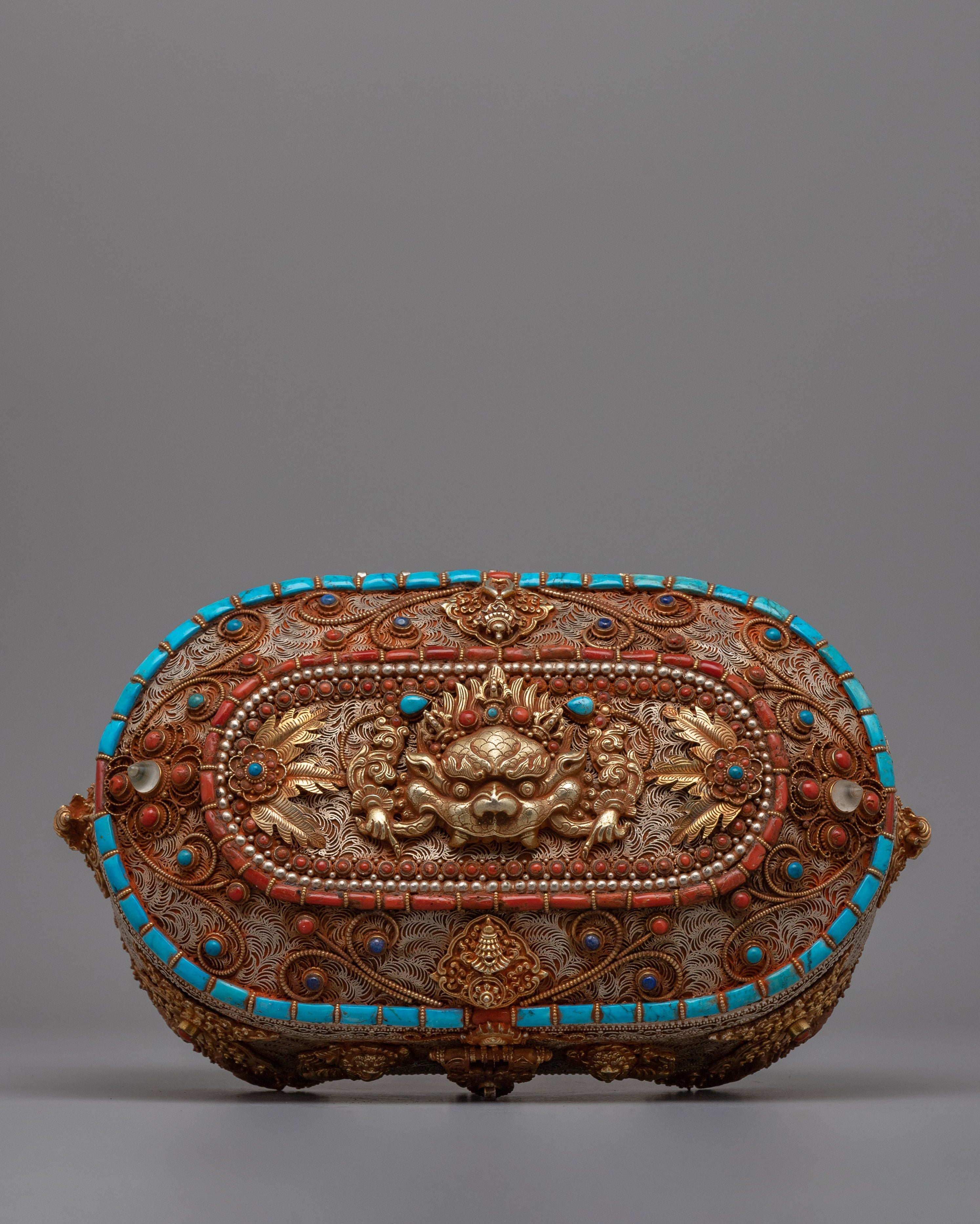 Tibetan Buddhist Treasure Box | Unique Box for Spiritual Tools and Keepsakes