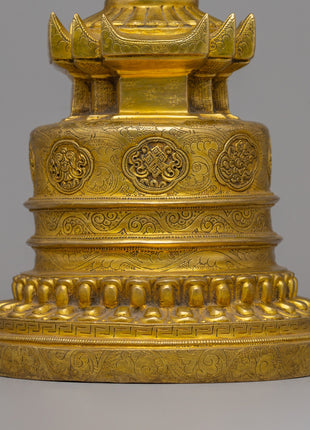 Enlightenment Kadampa Chhyorten | Buddha's Enlightened Mind and Spiritual Devotion