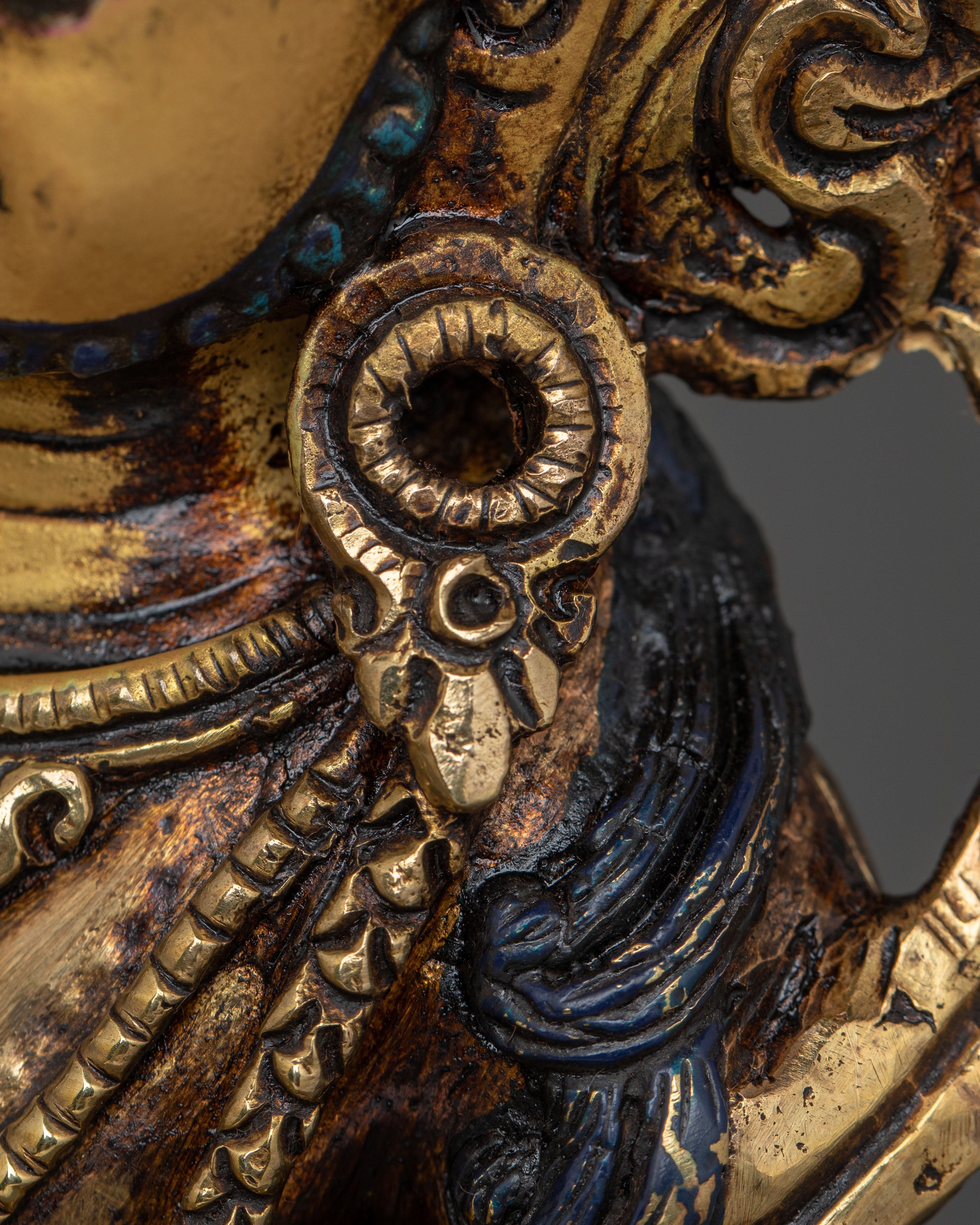 Golden Wealth Deity Dzambhala Statue | The Lord of Abundance