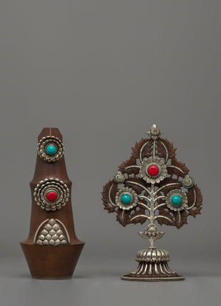 Flower and Torma Offering Set