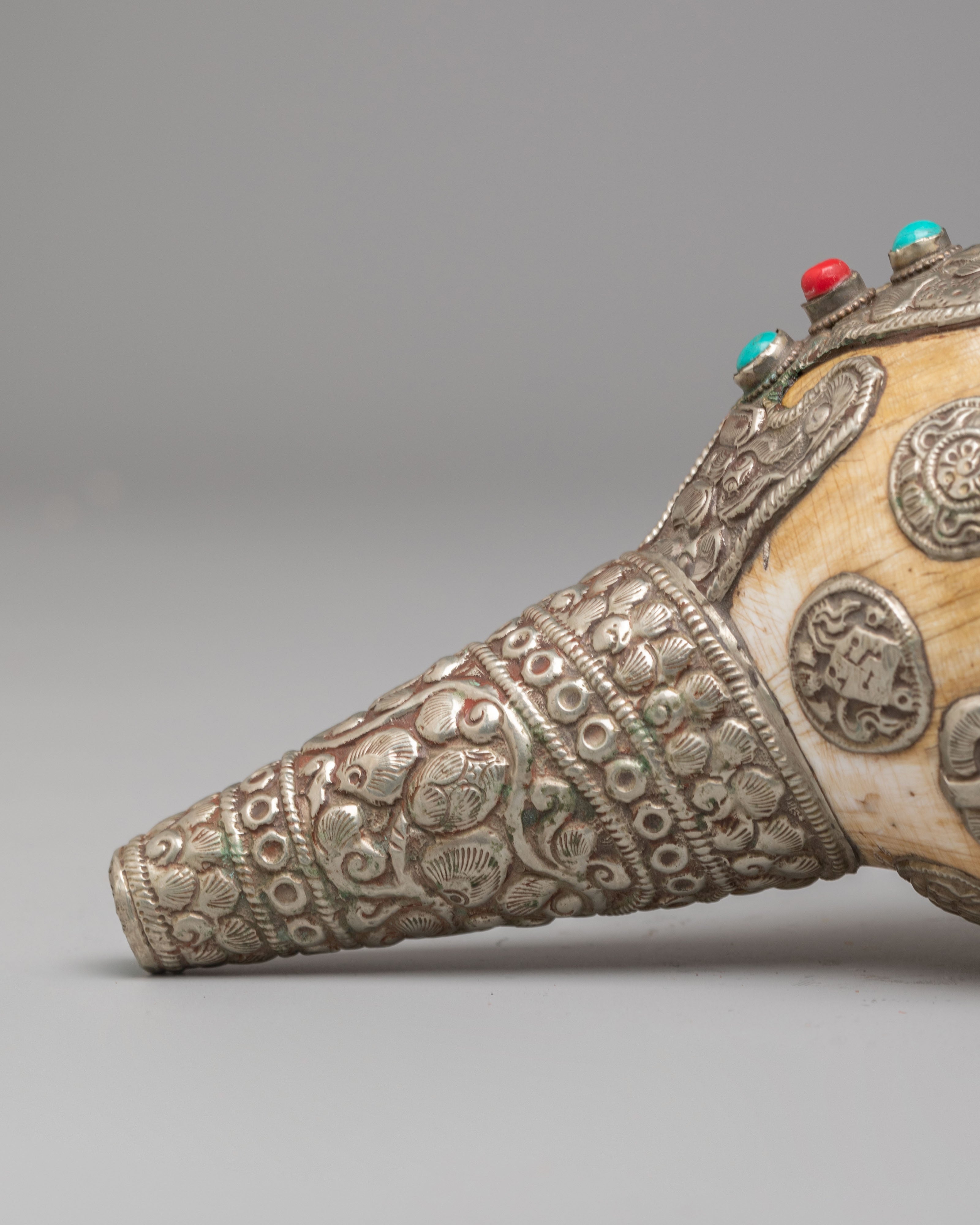 Sacred Dharma Conch Shell | Symbol of Spiritual Awakening