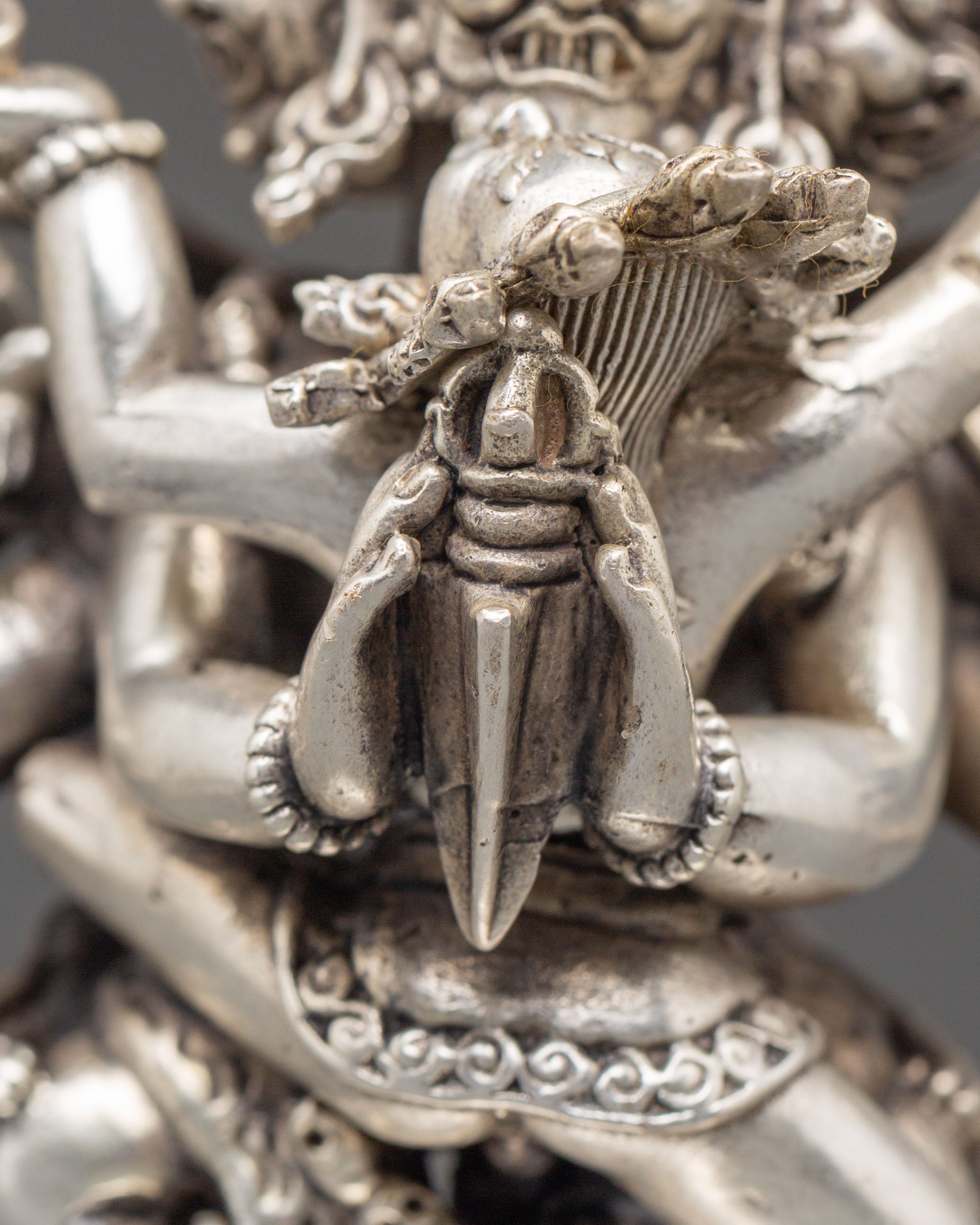 Tibetan Vajrakilaya Deity Statue | Buddhist Tantric Protector Sculpture