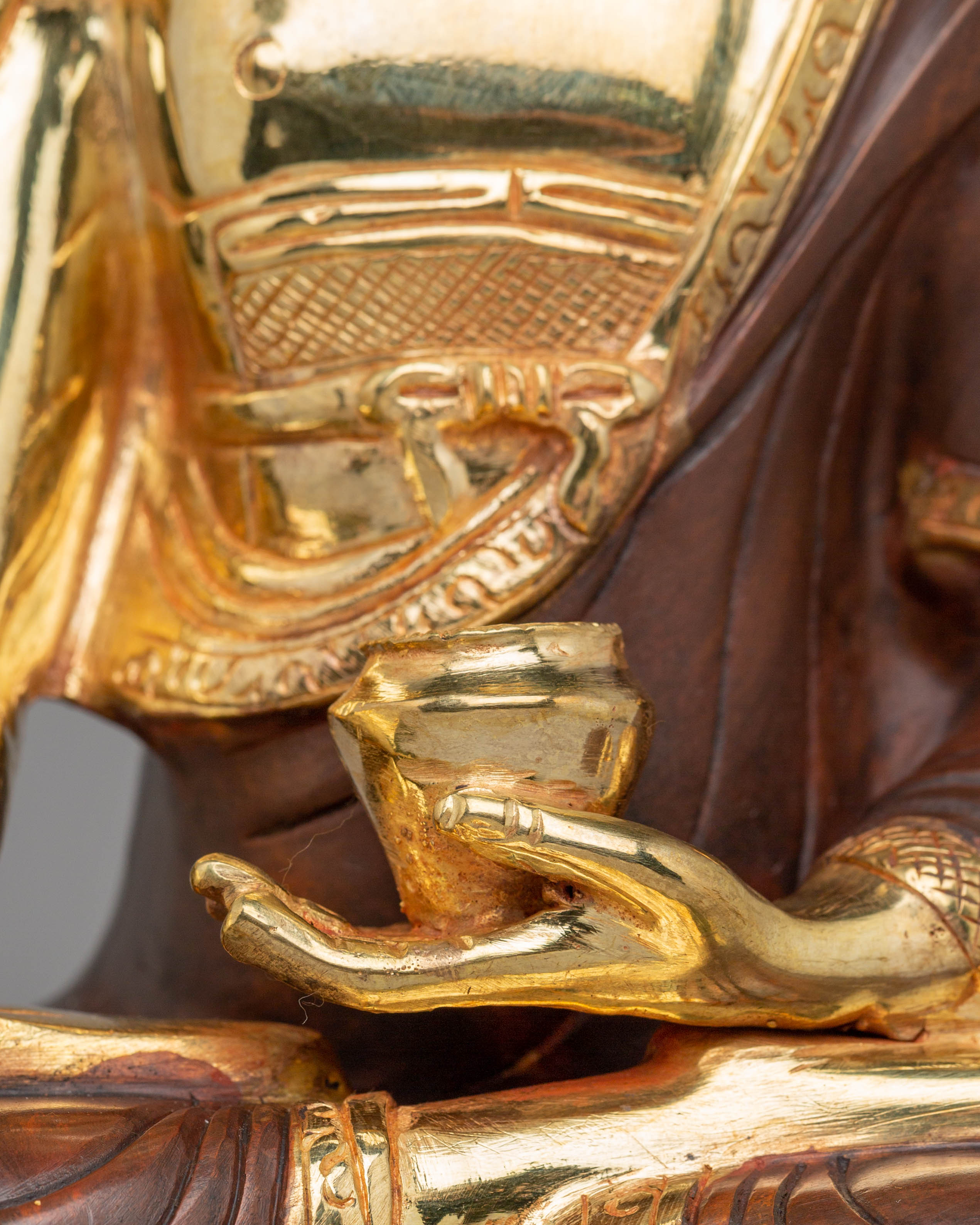 Handmade Shakyamuni Buddha Golden Statue