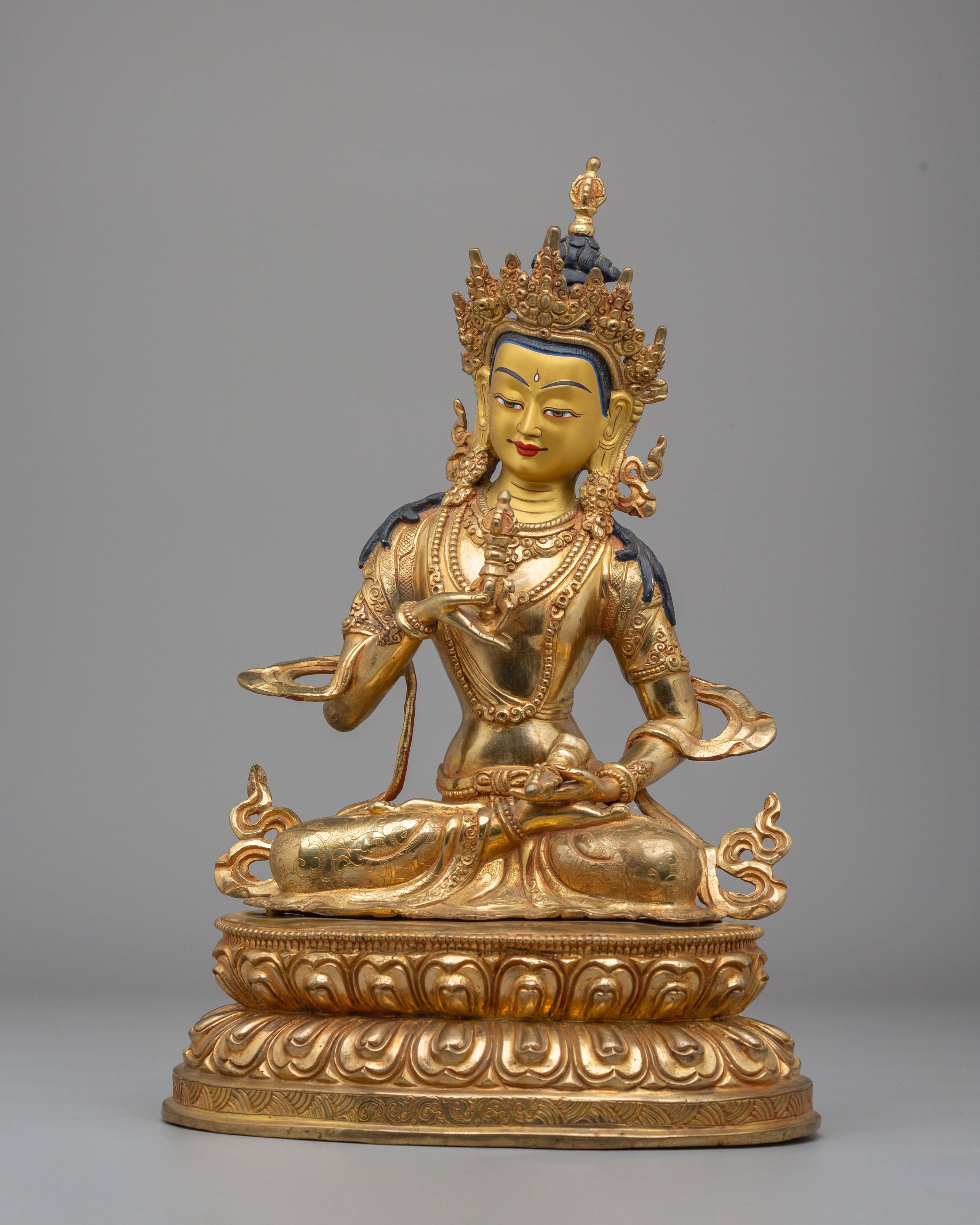 24K  Vajrasattva Buddhist Sculpture | A Symbol of Purification and Enlightenment