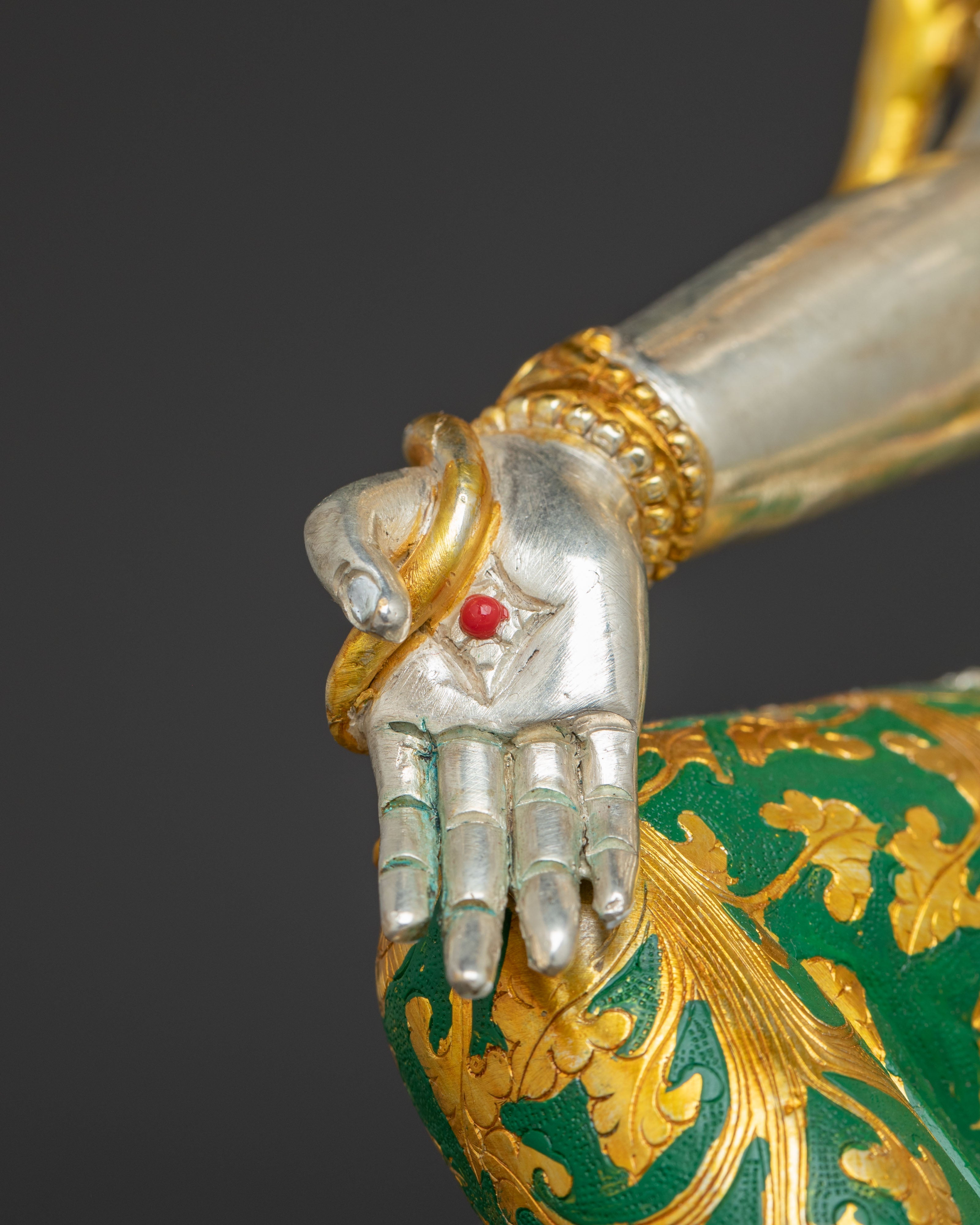 39cm Green Tara Statue | Symbol of Prosperity and Protection