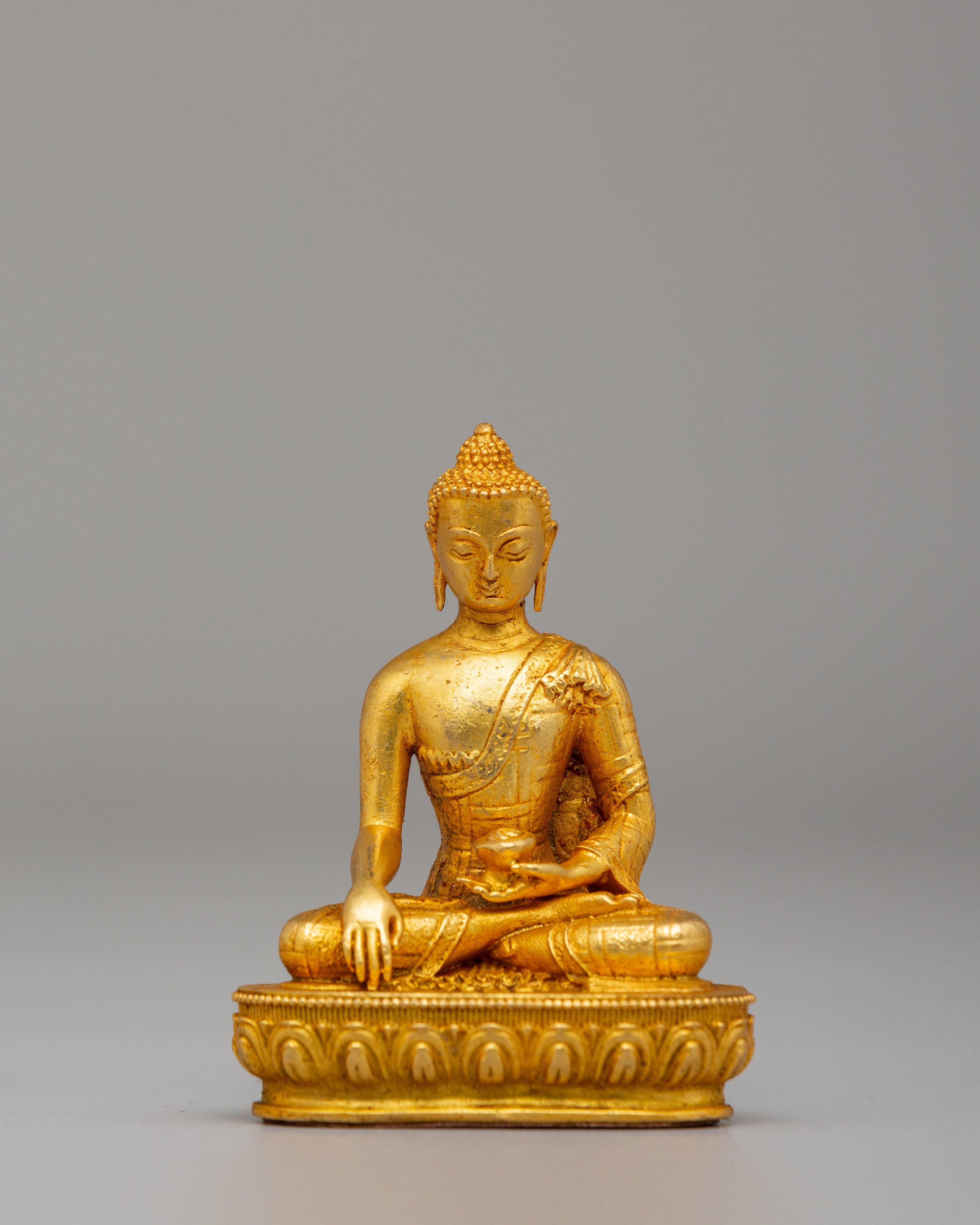 Tibetan Buddha Dharma Sangha Statue | Shakyamuni, Chenrezig & Guru Rinpoche Figurine