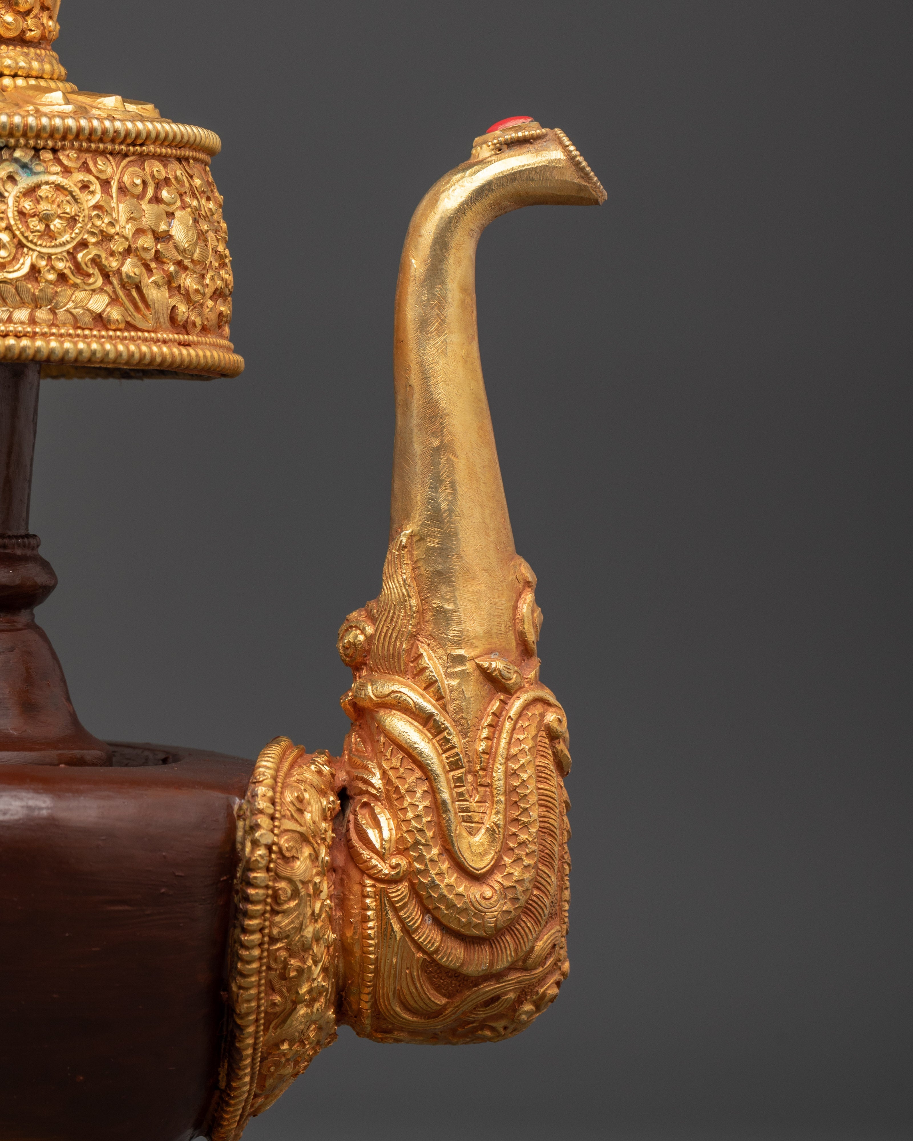 Handcrafted Bhumba Ritual Lamp | A Sacred Tibetan Spiritual Artifact