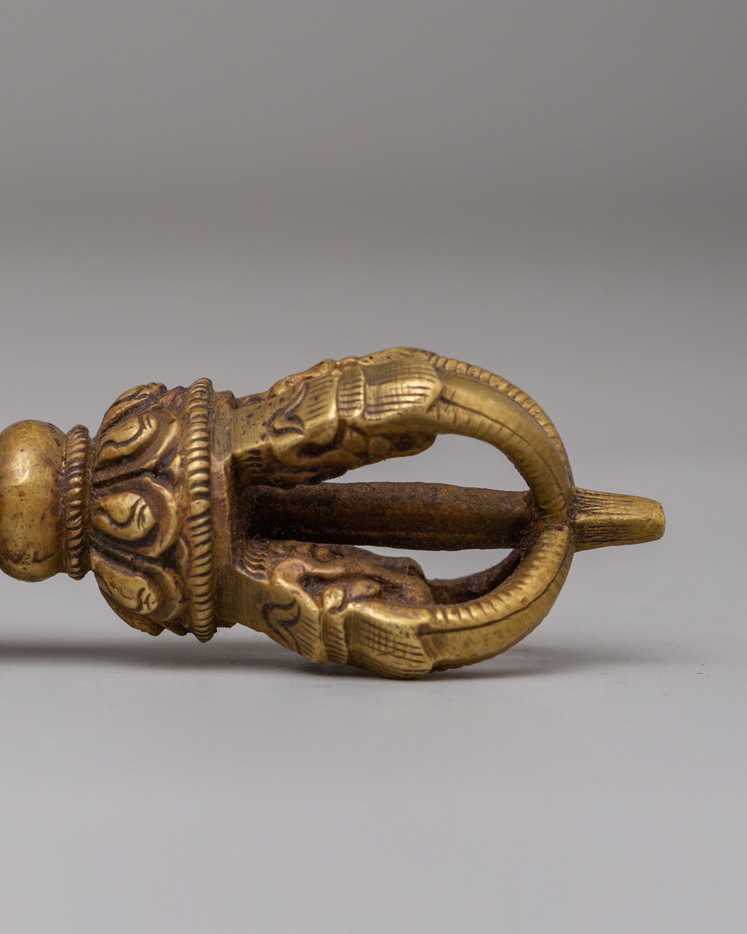 Traditional Vajra and Bell for Ritual Use | Handcrafted Bronze Dorje & Bell