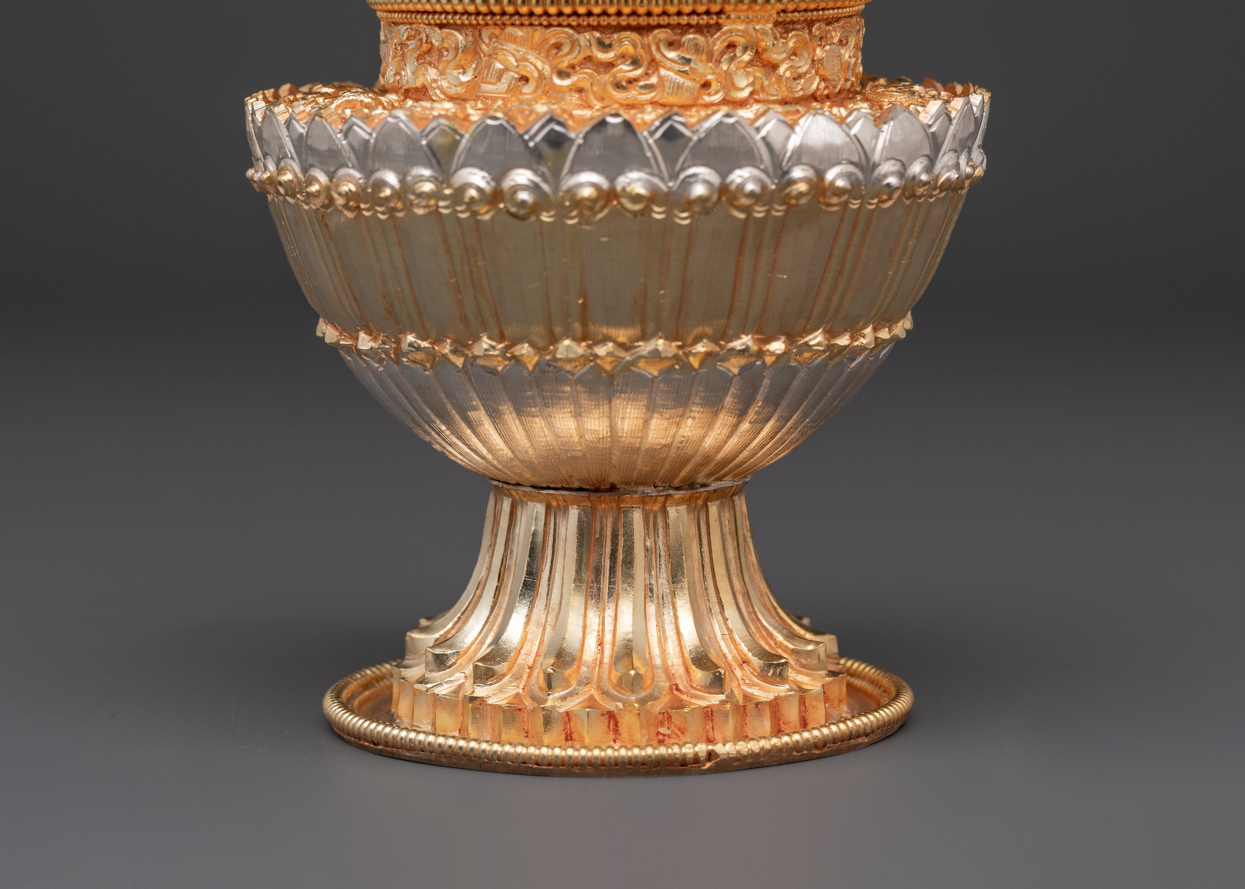 Tibetan Sacred Dhupur Rice Pot | Rice Pot for Tibetan Buddhist Rites and Rituals
