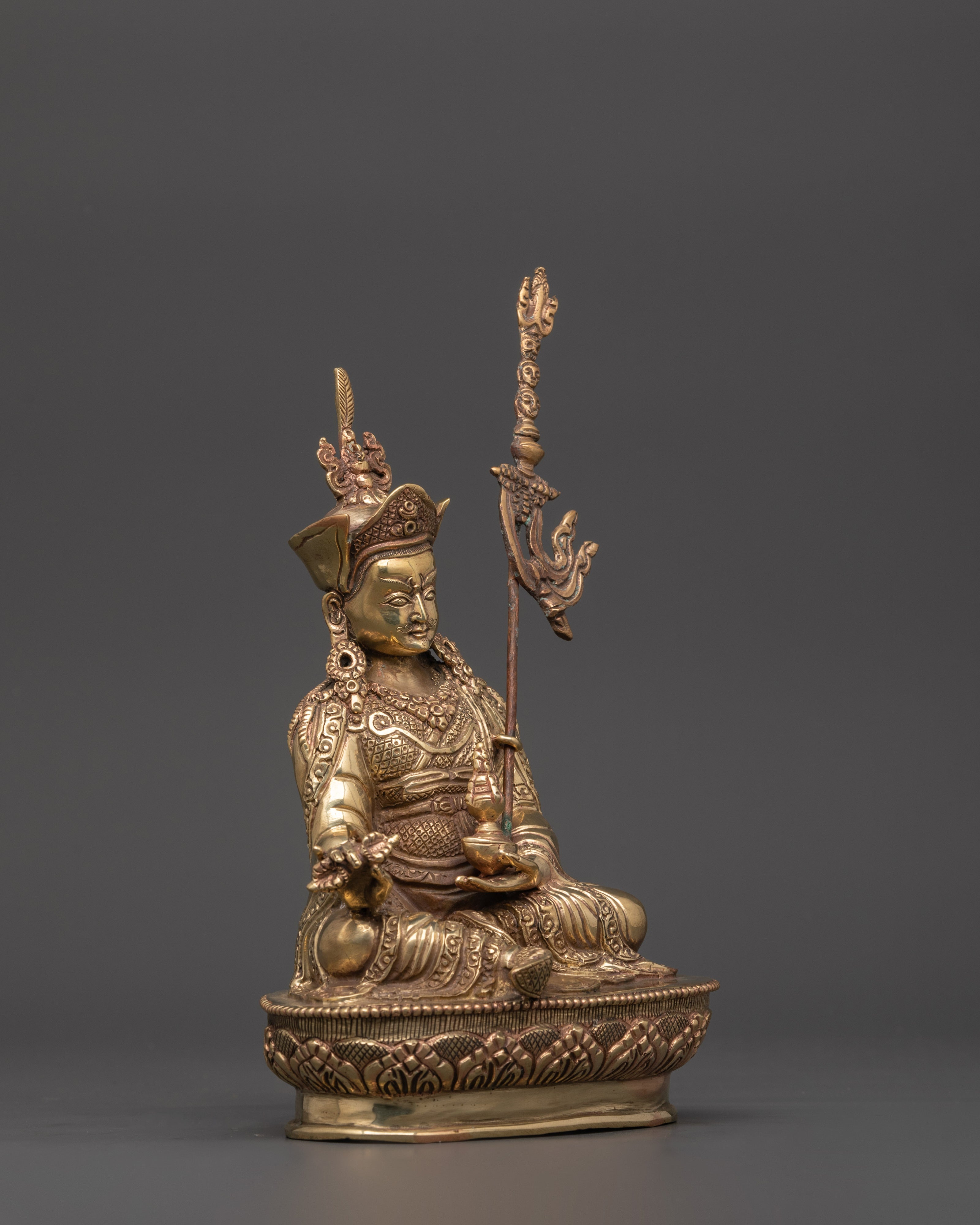 Guru Rinpoche Buddhist Tantric Deity | Padmasambhava Tibetan Sculpture