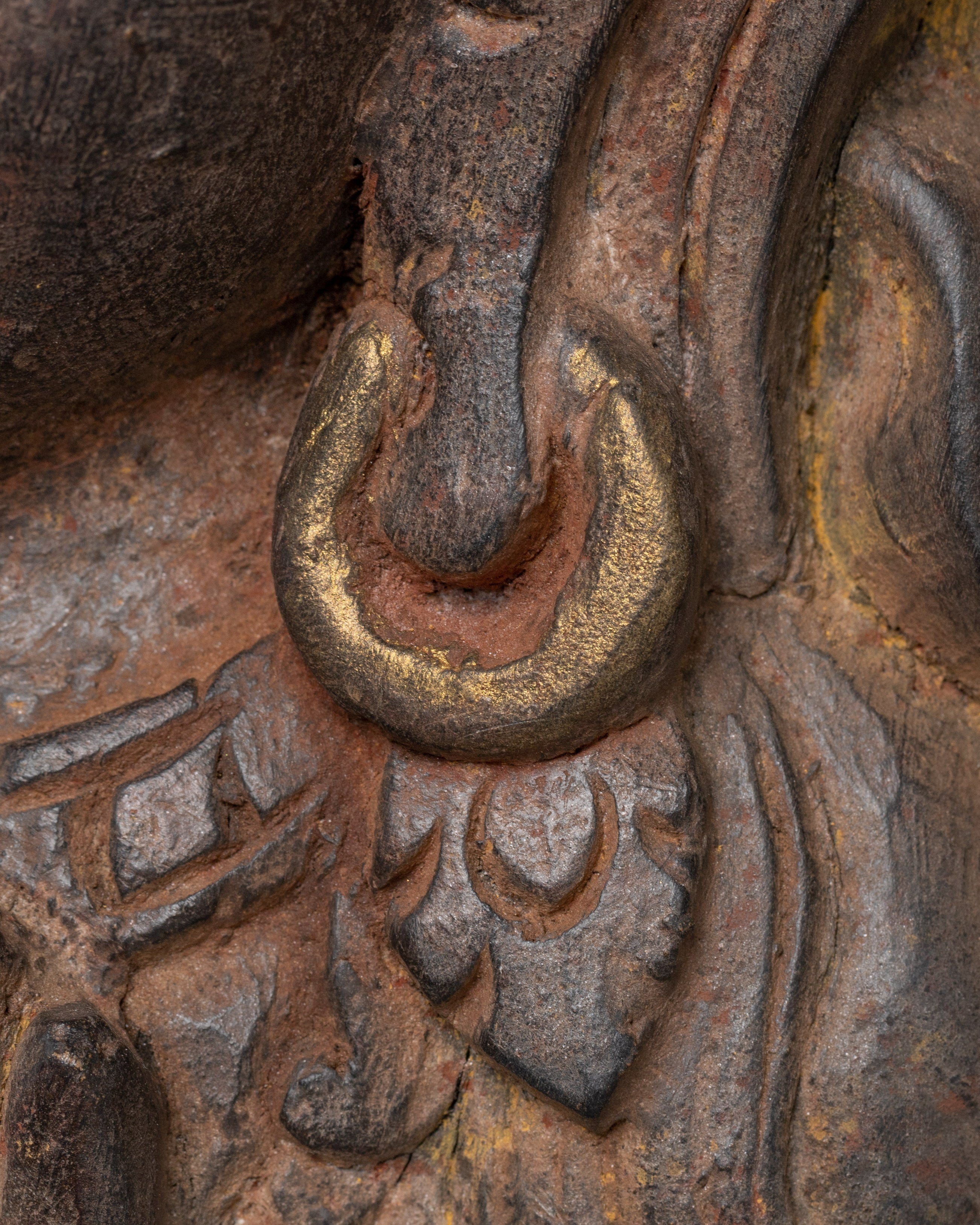 Goddess of Compassion Green Tara | Traditional Wood Artwork