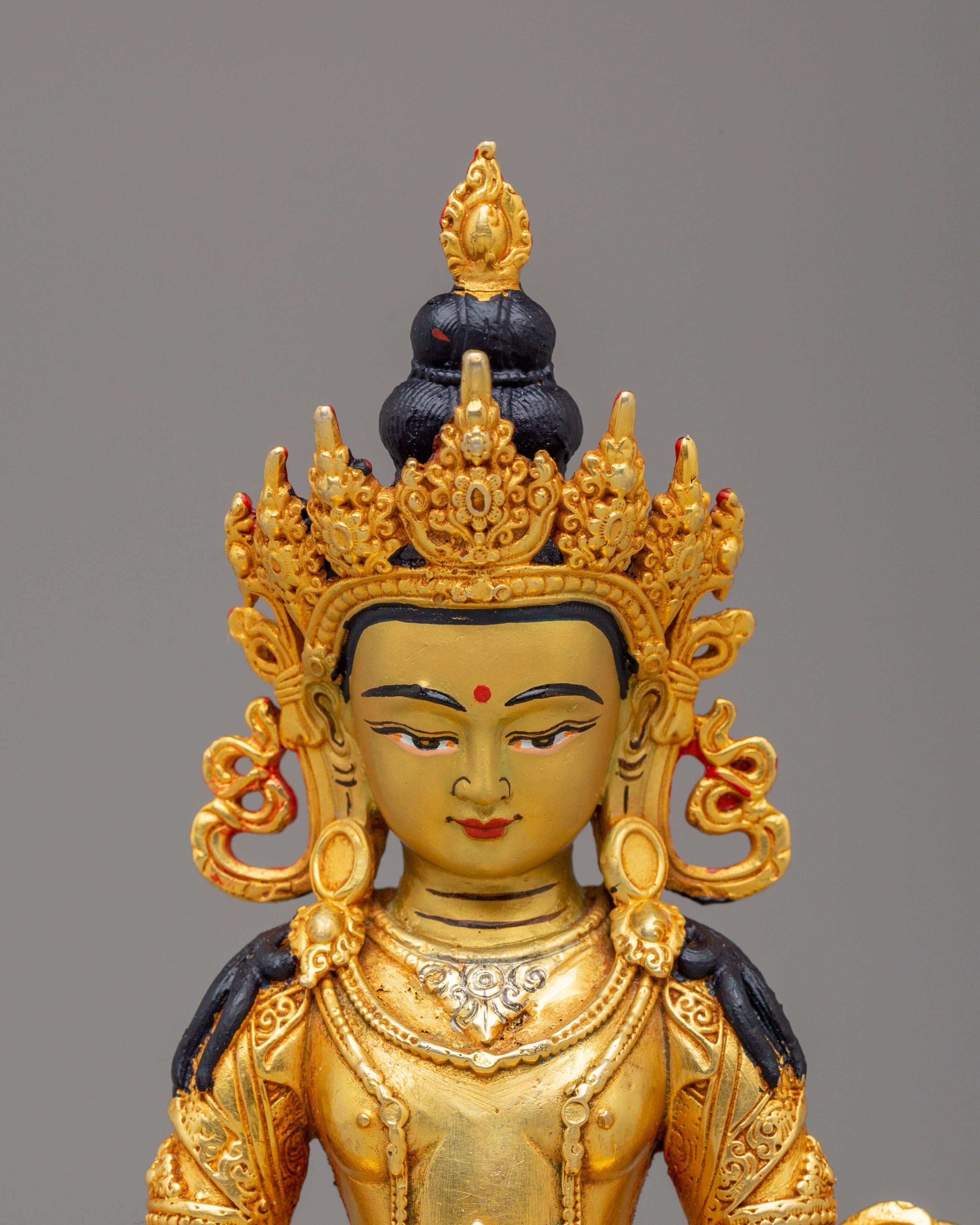 Handcrafted Amitayus Buddhist Statue | Symbol of Infinite Life
