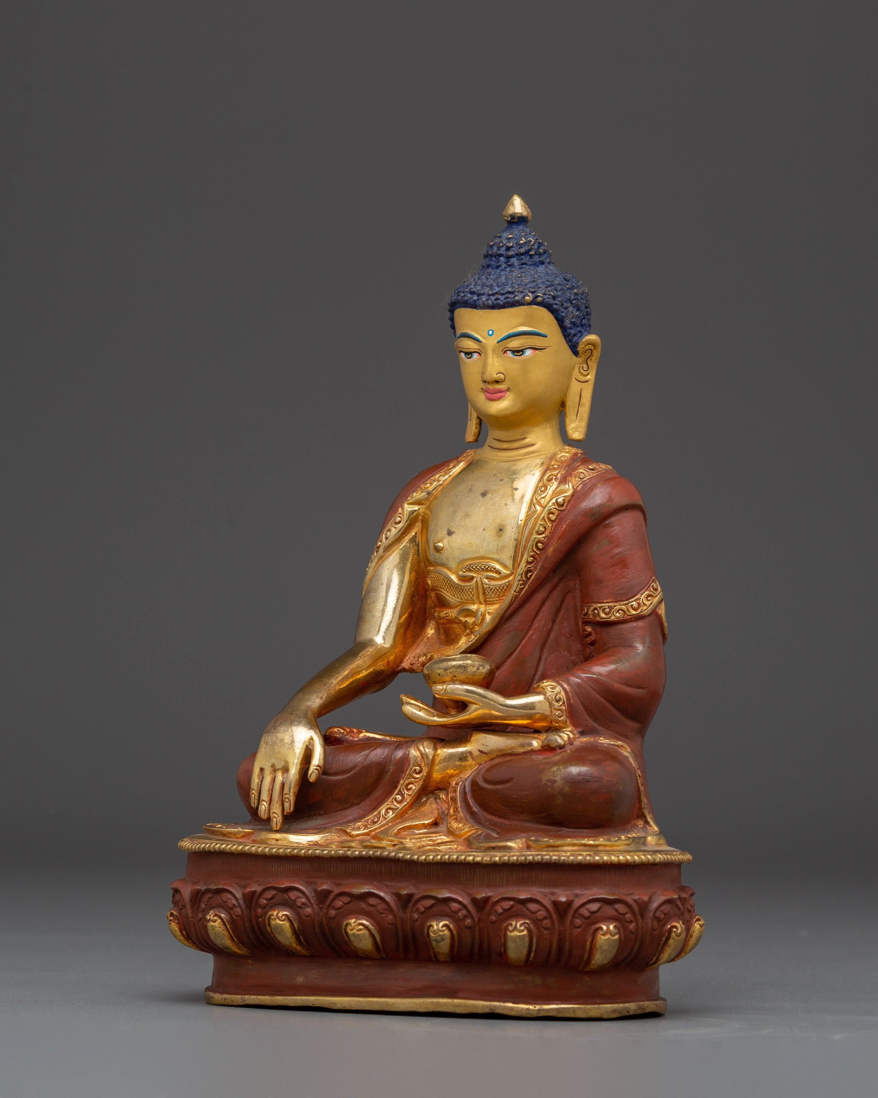 Handmade Statue of Buddha Shakyamuni | Tibetan Buddhist Art