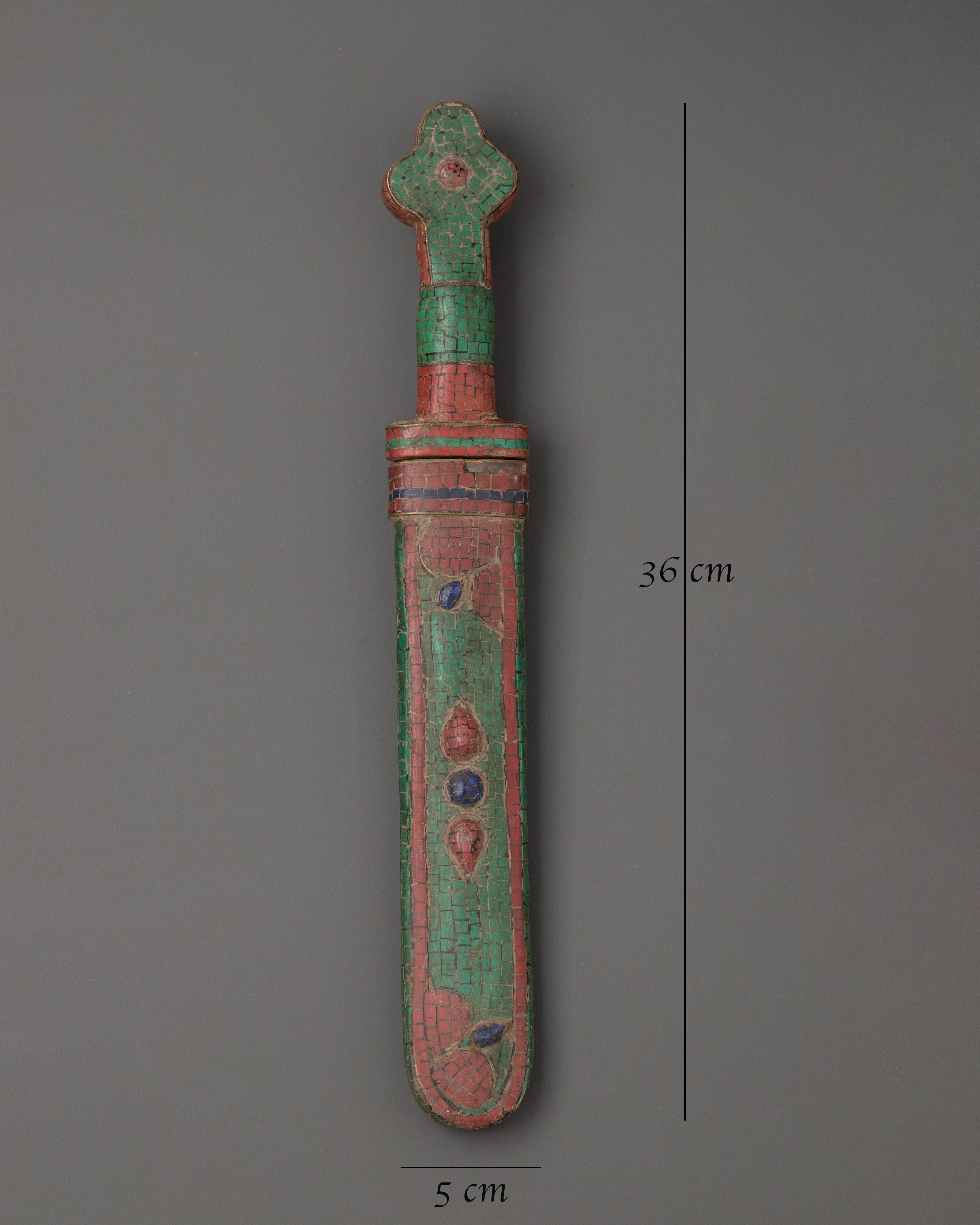 Sword A Ritual Dagger | Tibetan Ceremonial Weapon – Enlightenment Thangka