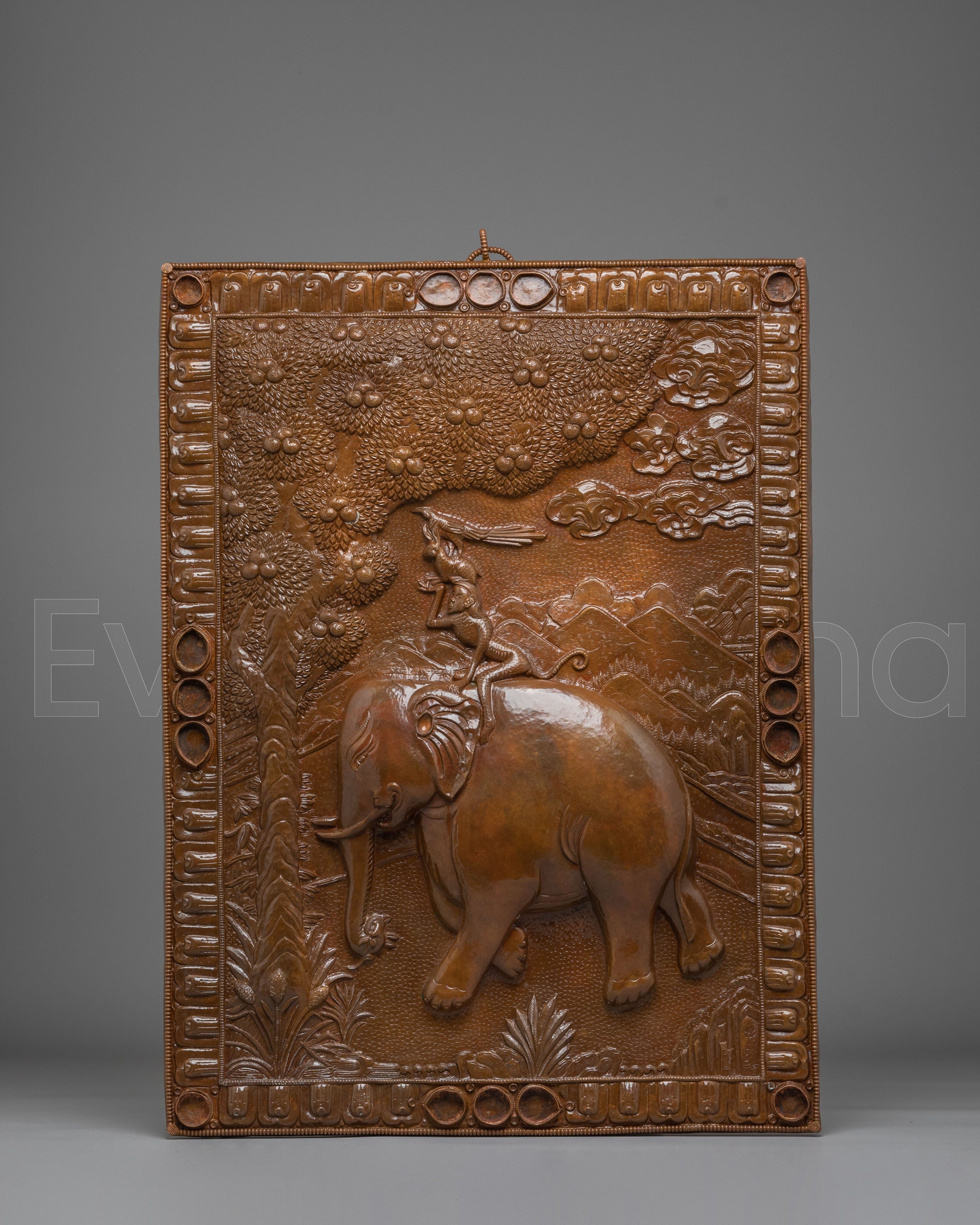 Four Harmonious Friends Wall Hanging