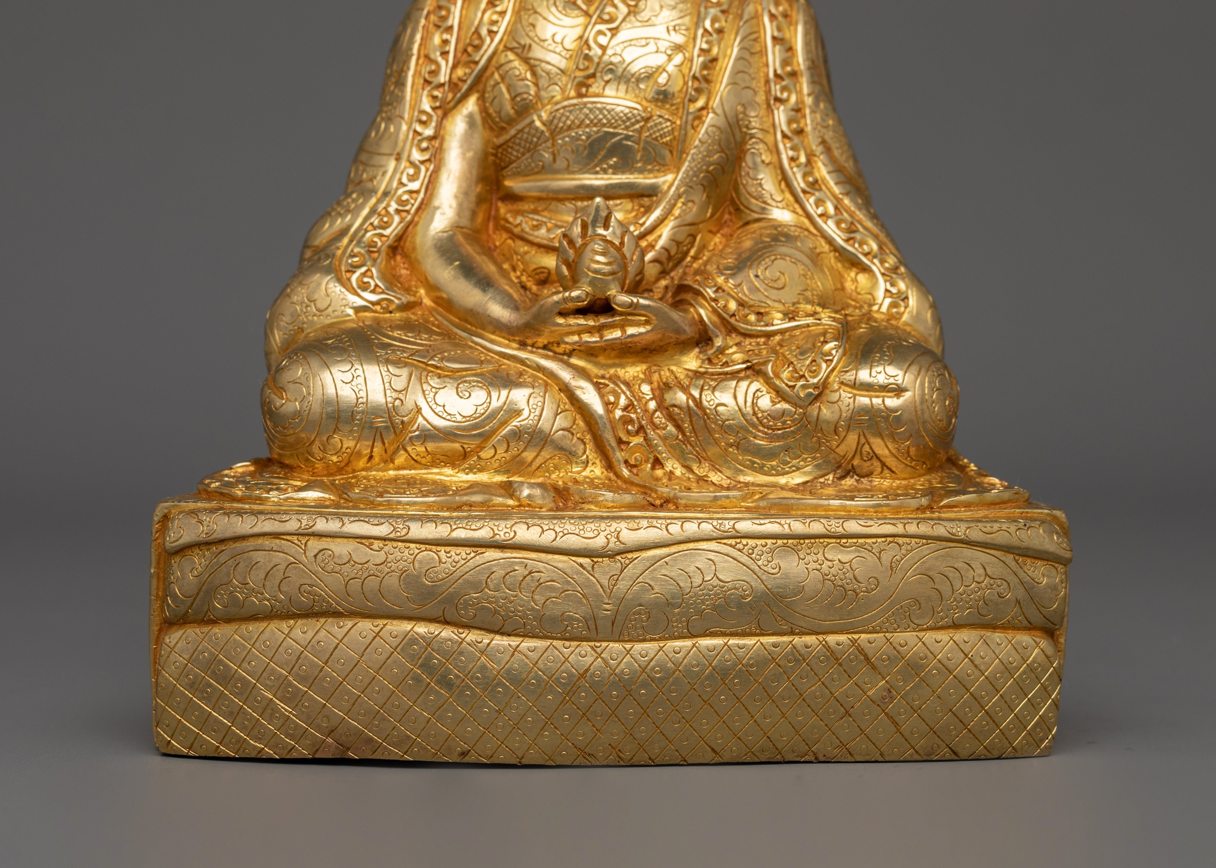 8.9 Inches Gampopa Statue | The Founder of the Kagyu Lineage