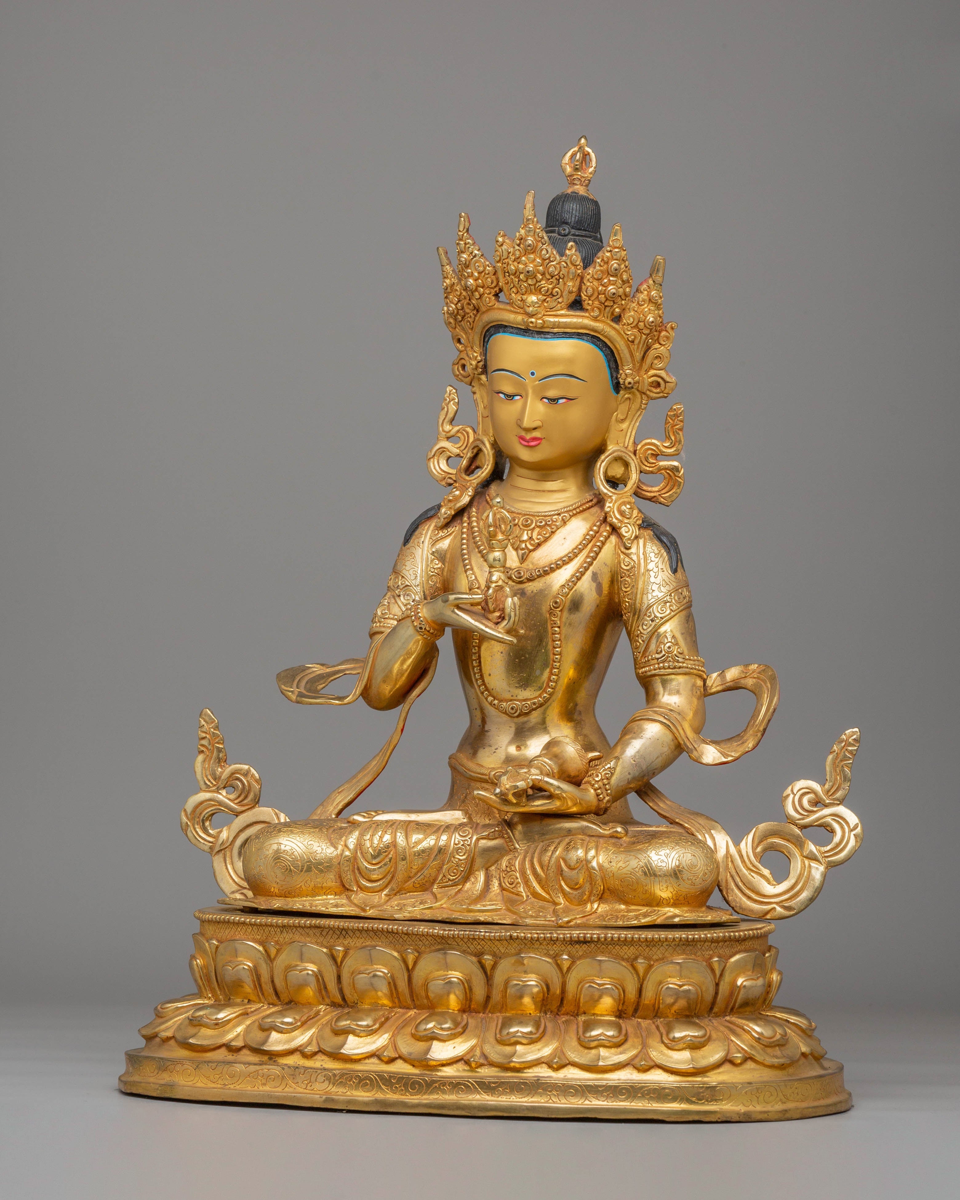 Handcrafted Vajrasattva Statue for Altar | Tibetan Buddhist Artwork
