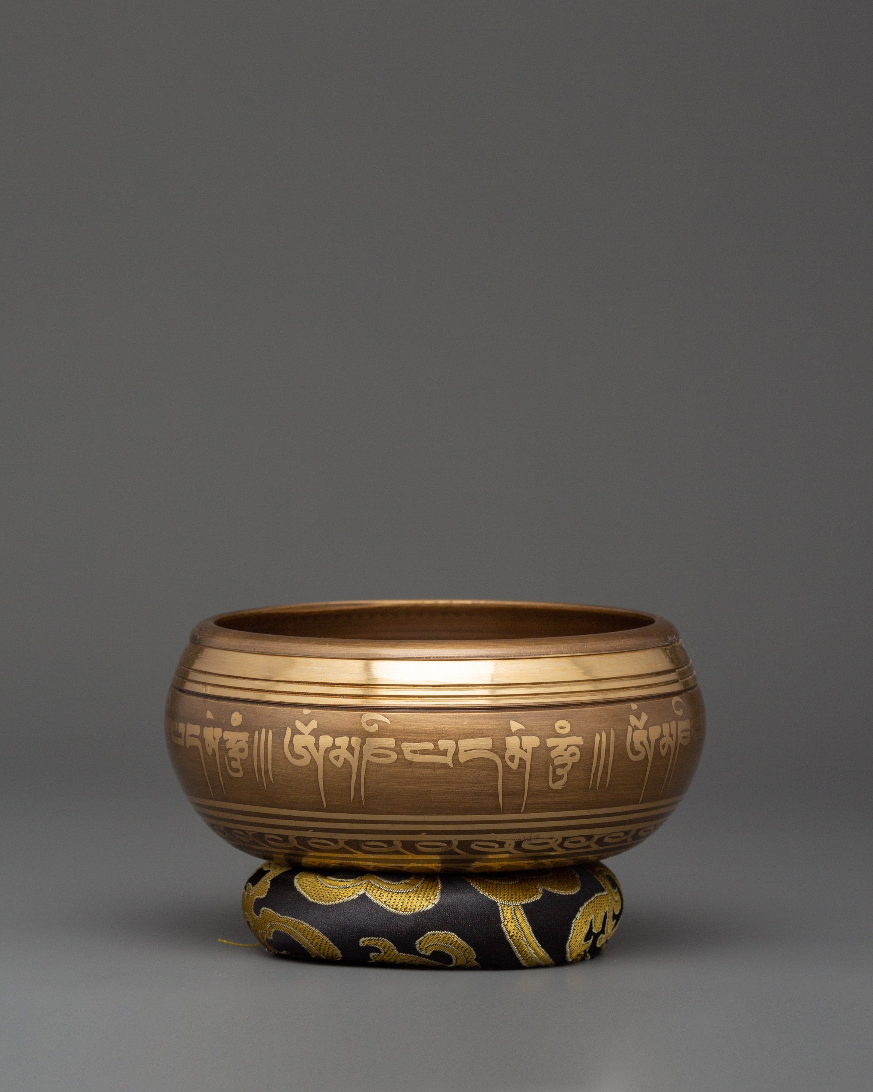 Buddhist Singing Bowl with OM Symbol | Meditation Sound Bowl