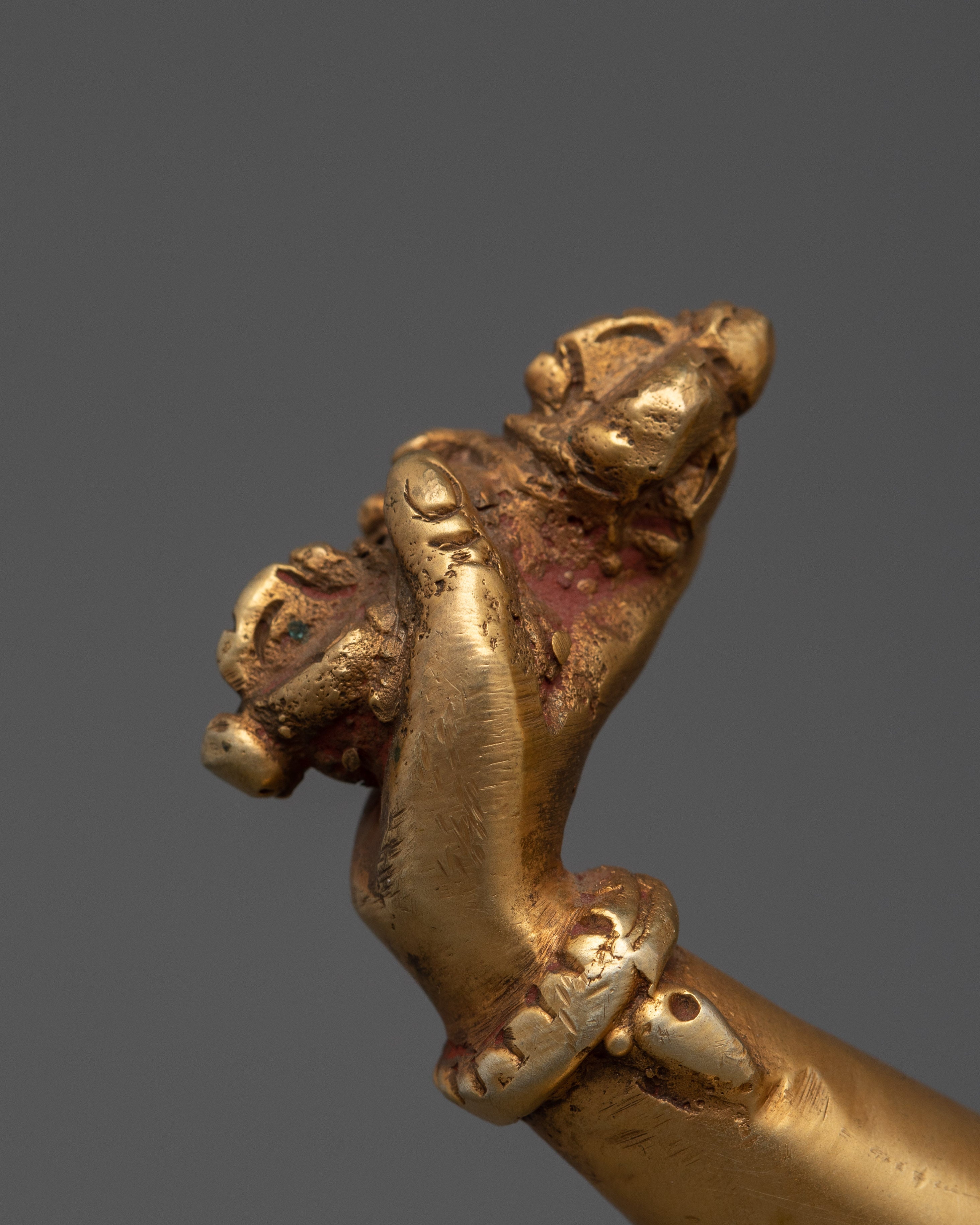 Wrathful Deity Chana Dorje (Vajrapani) Sculpture | Lord of Thunderbolt