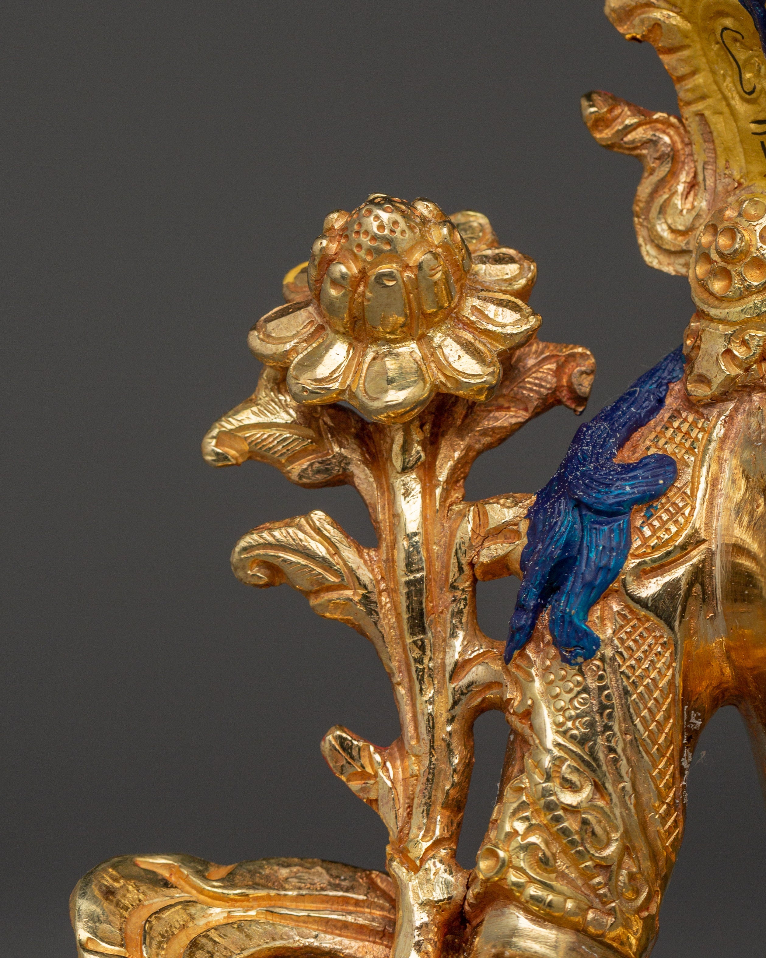 Tibetan Compassionate Deity Shyama Tara Statue | Green Tara - Mother of All Buddhas