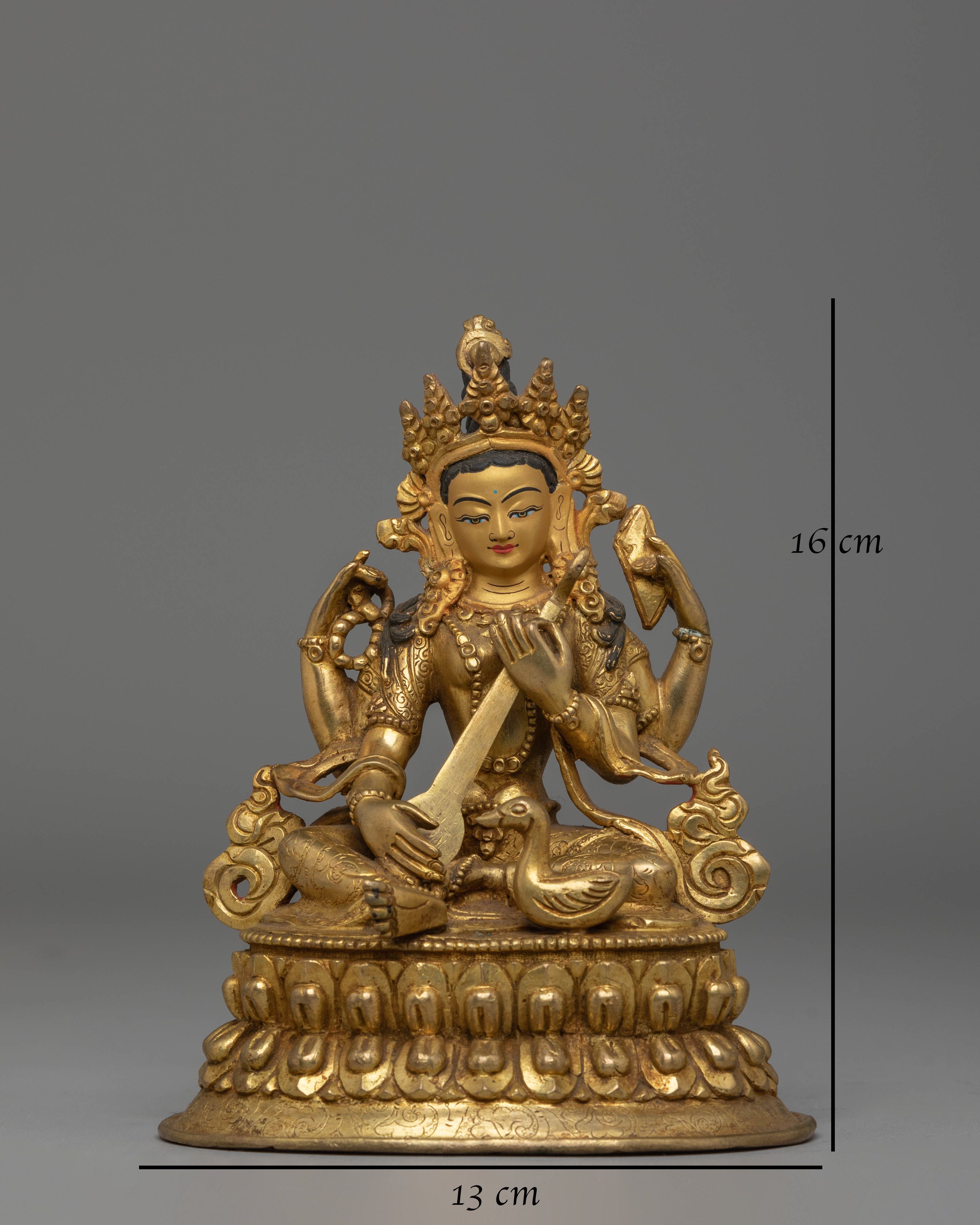 Saraswati Sculpture: The Goddess of Wisdom