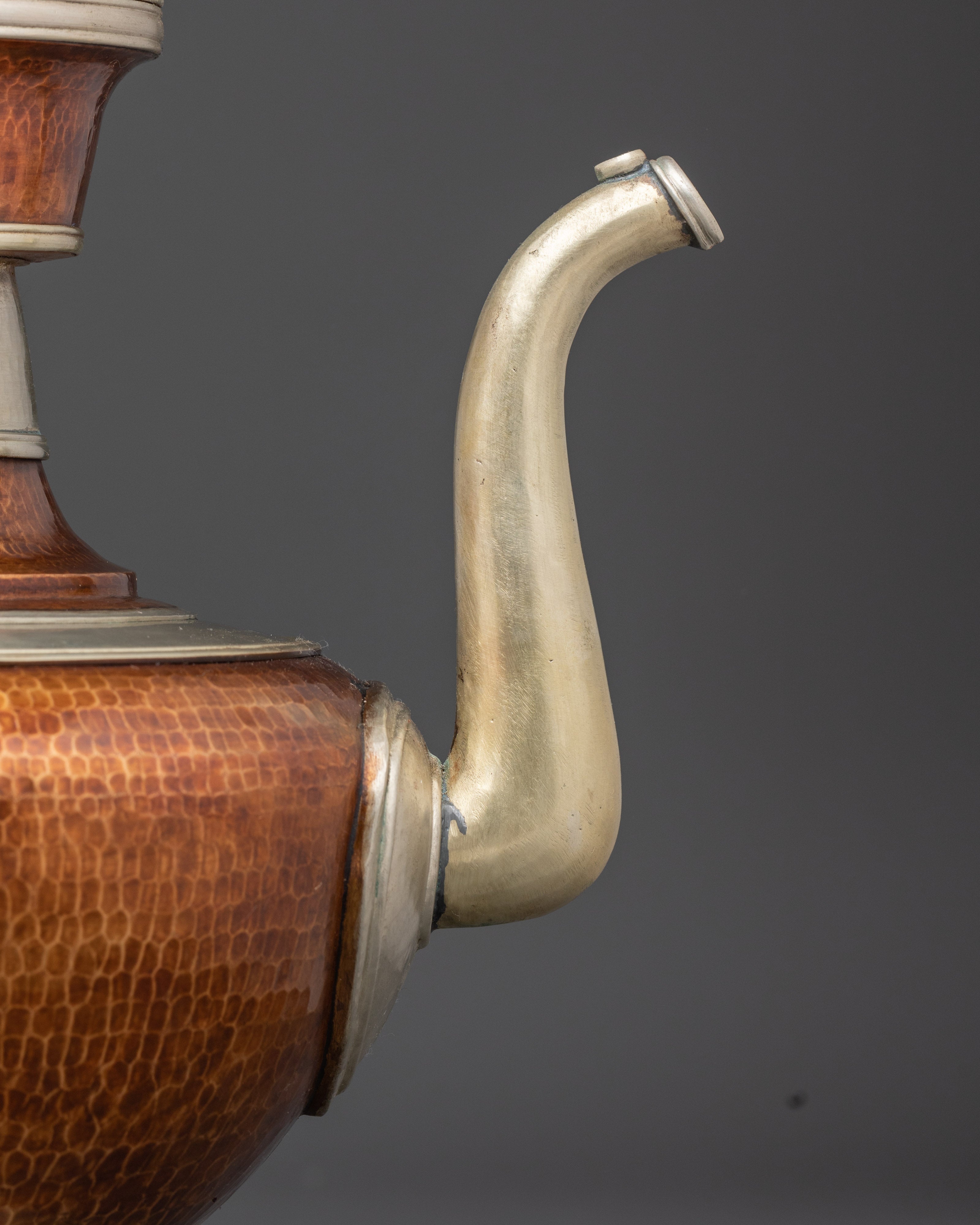 Tibetan Kettle | Silver Plated Teapot