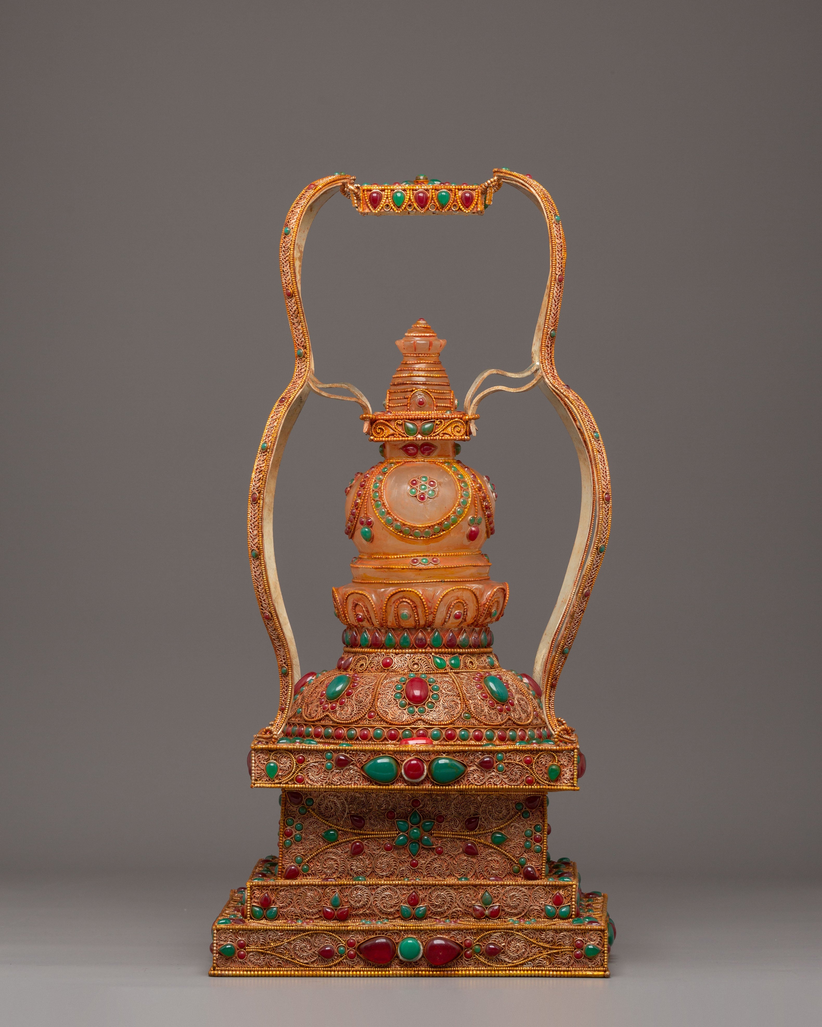 Handcrafted Stupa for Ritual Ceremonies
