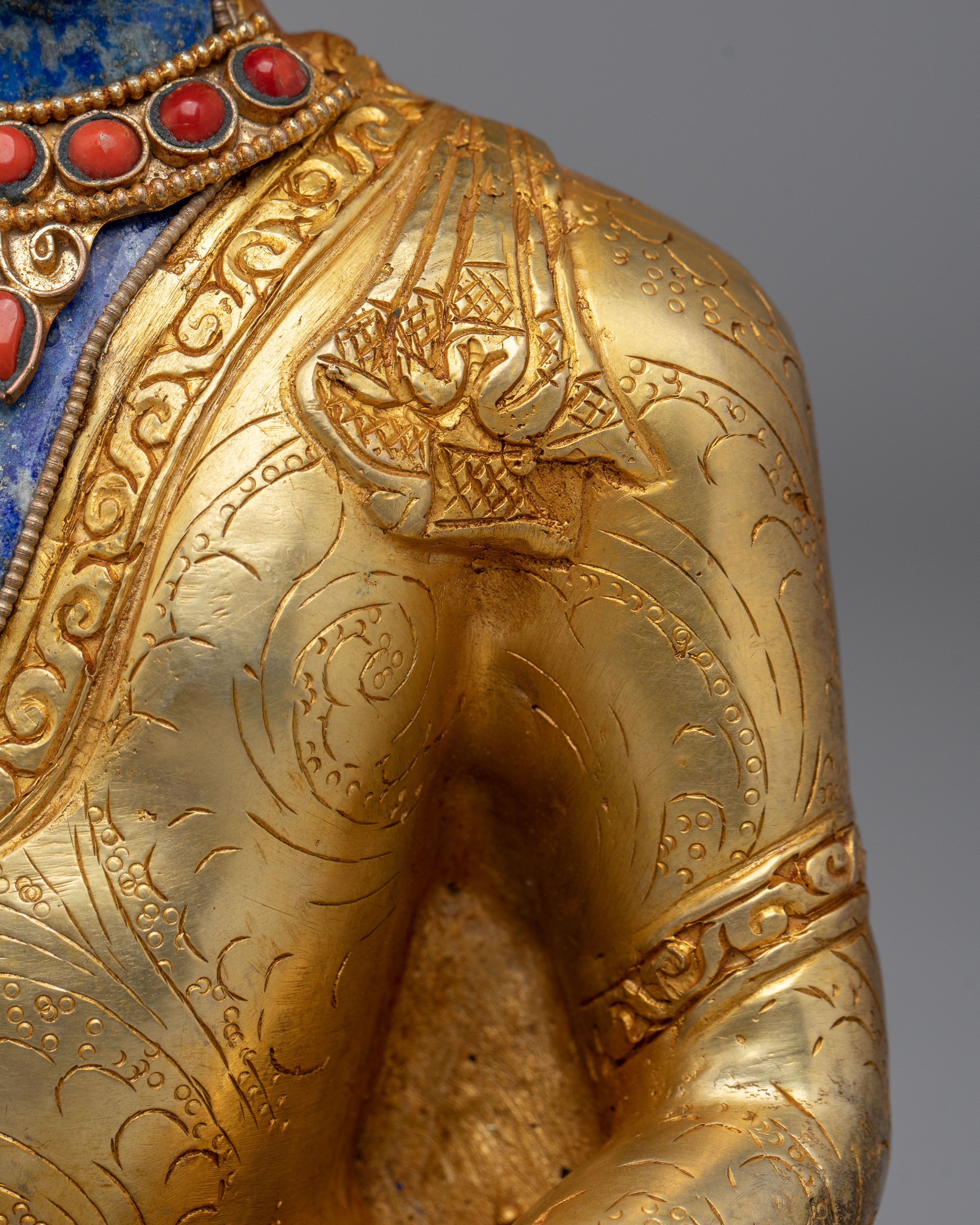 Sacred Tibetan Medicine Buddha Statue | Healing Buddha Artwork for Meditation