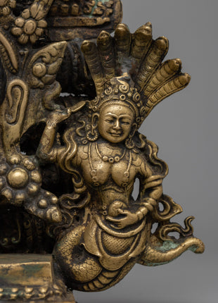 Handicraft Kumari Statue | Sacred Living Goddess of Nepal & Protector of the People
