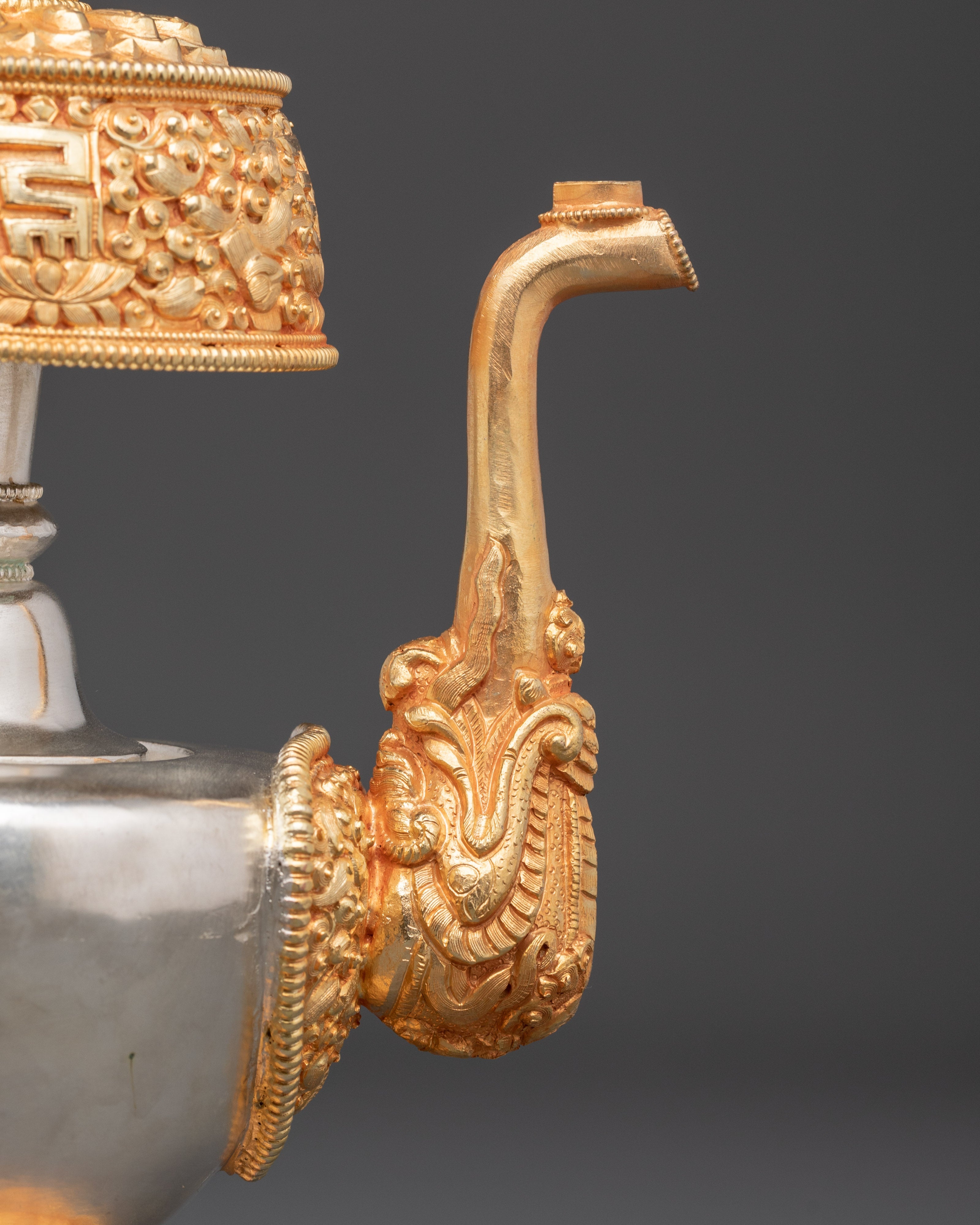 Sacred Tibetan Altar Bhumba | Buddhist Ritual Offering Vase