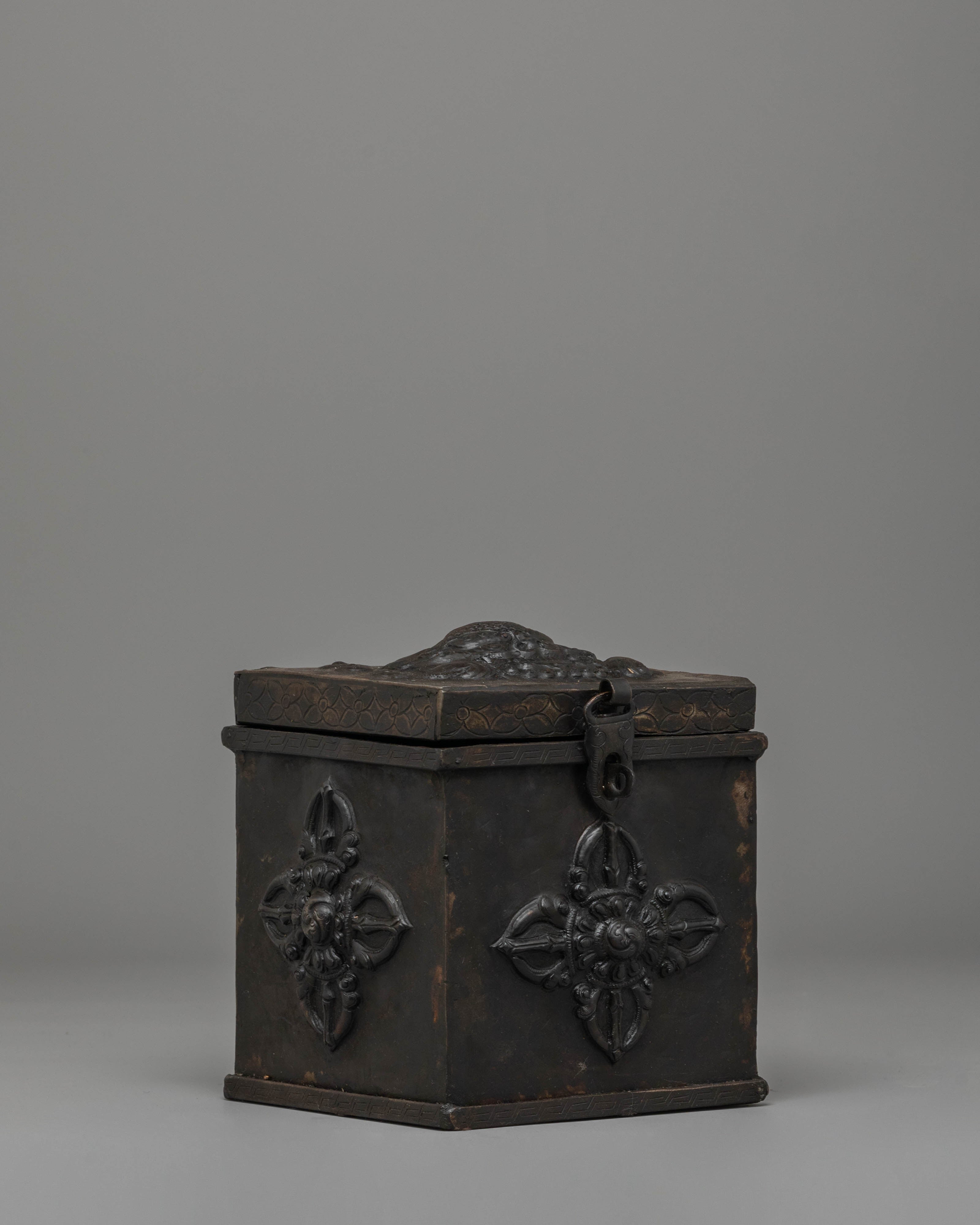 Handmade Spiritual Box for Jewellery | Decorative Iron Box