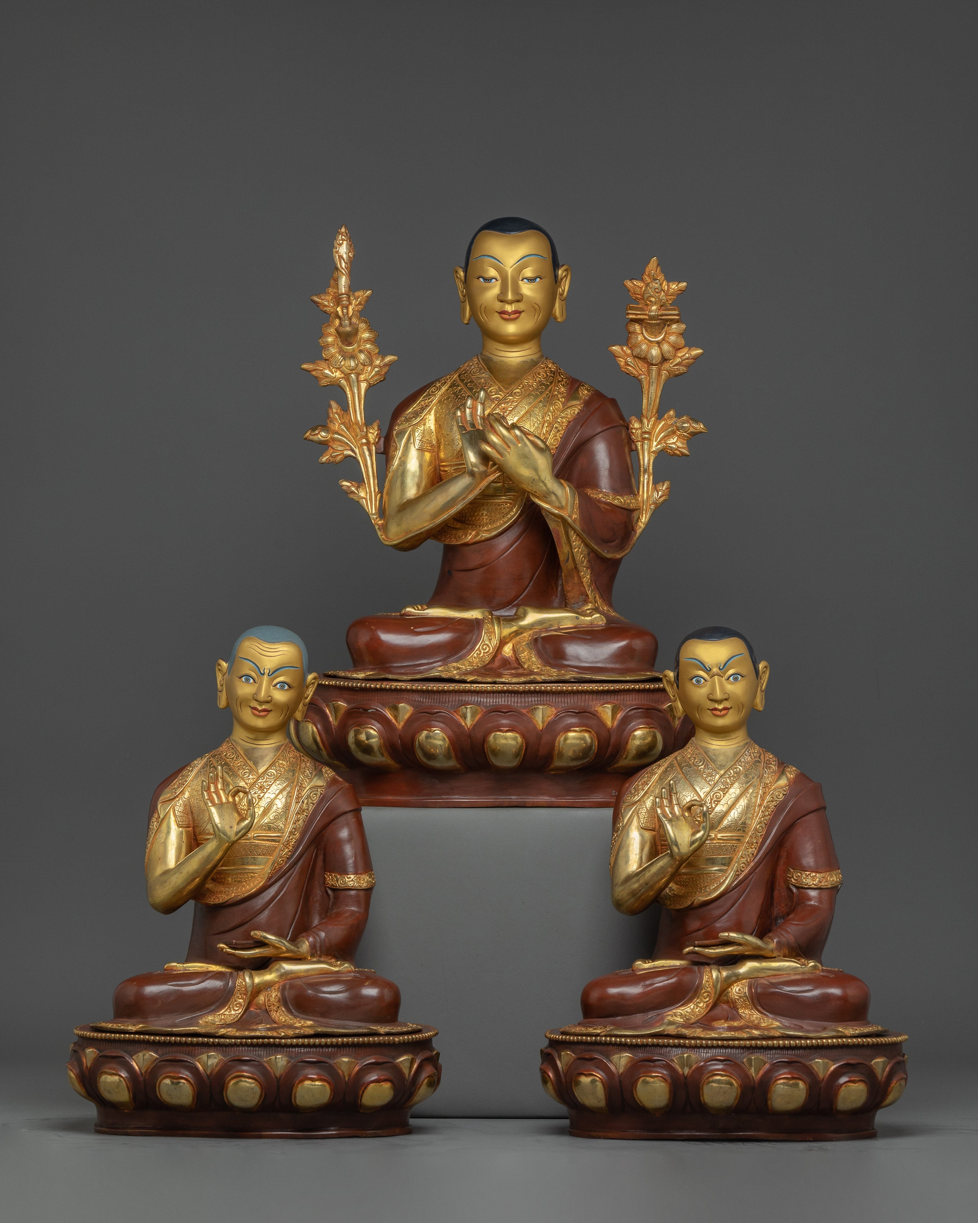 statue-set-of-tshongkhapa