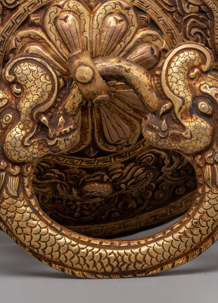 Handcrafted Makara Door Knocker Set | Symbol of Strength and Protection