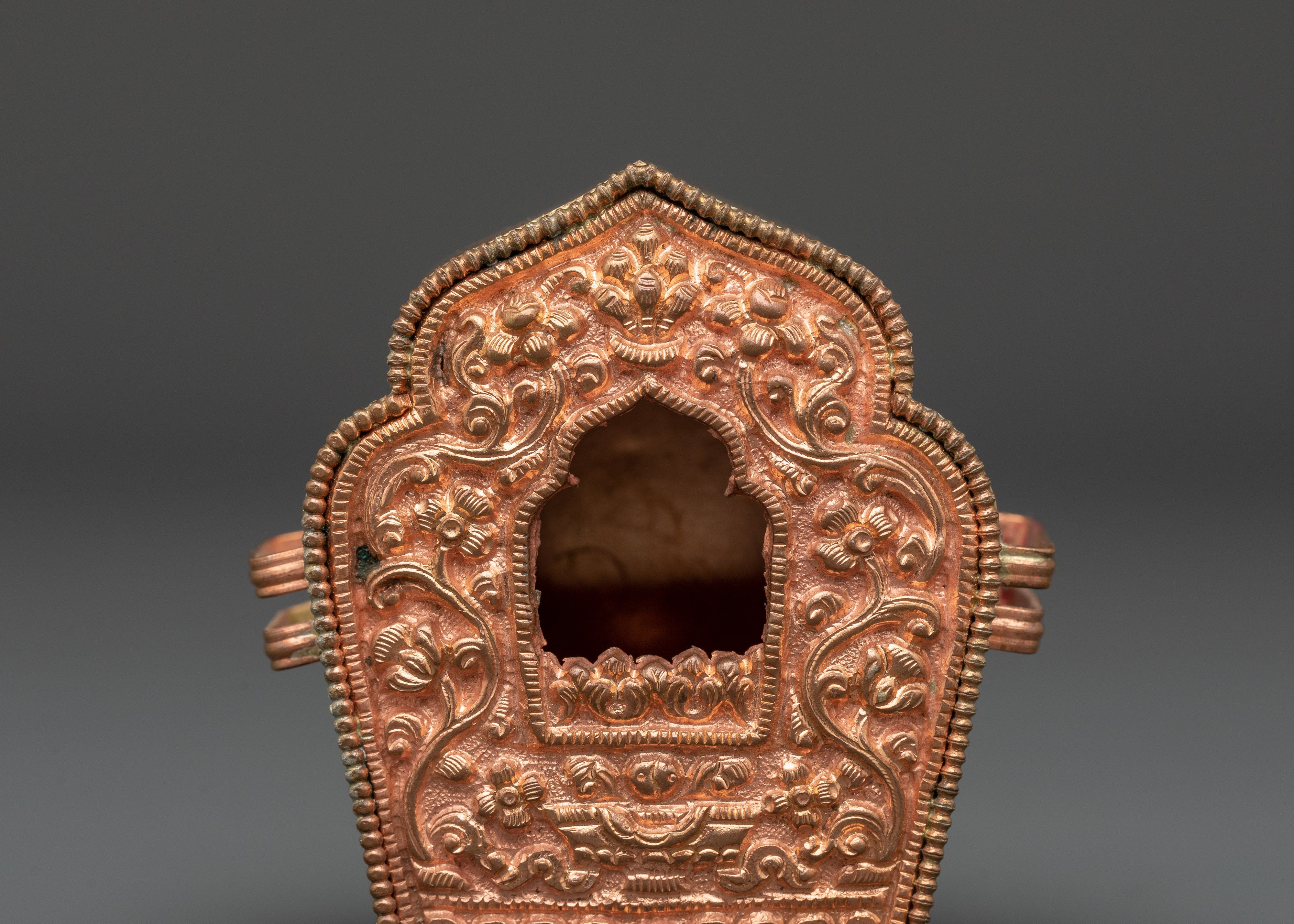 Copper Handcrafted Ghau box | Meditation Energy