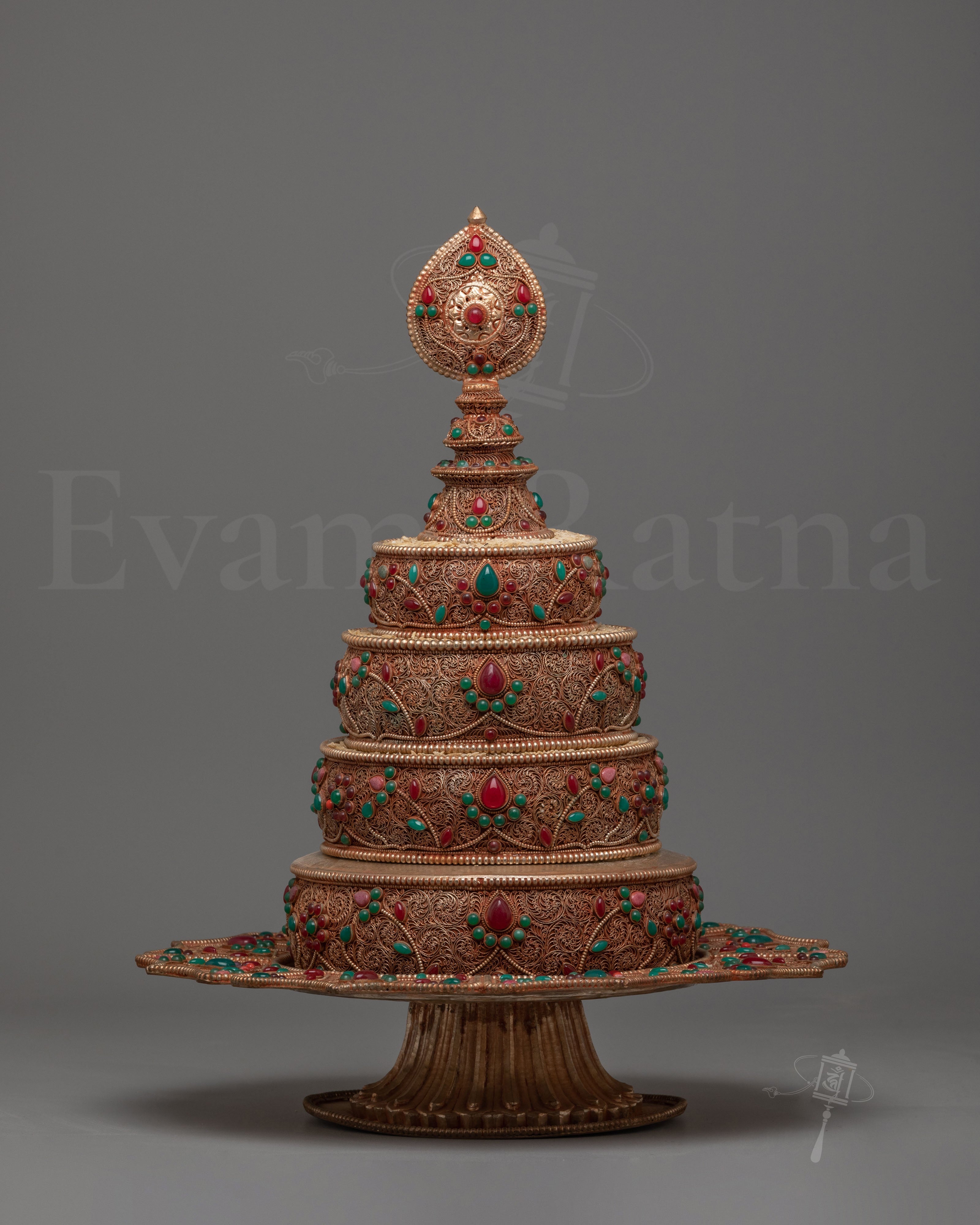Spiritual Tibetan Mandala Offering 