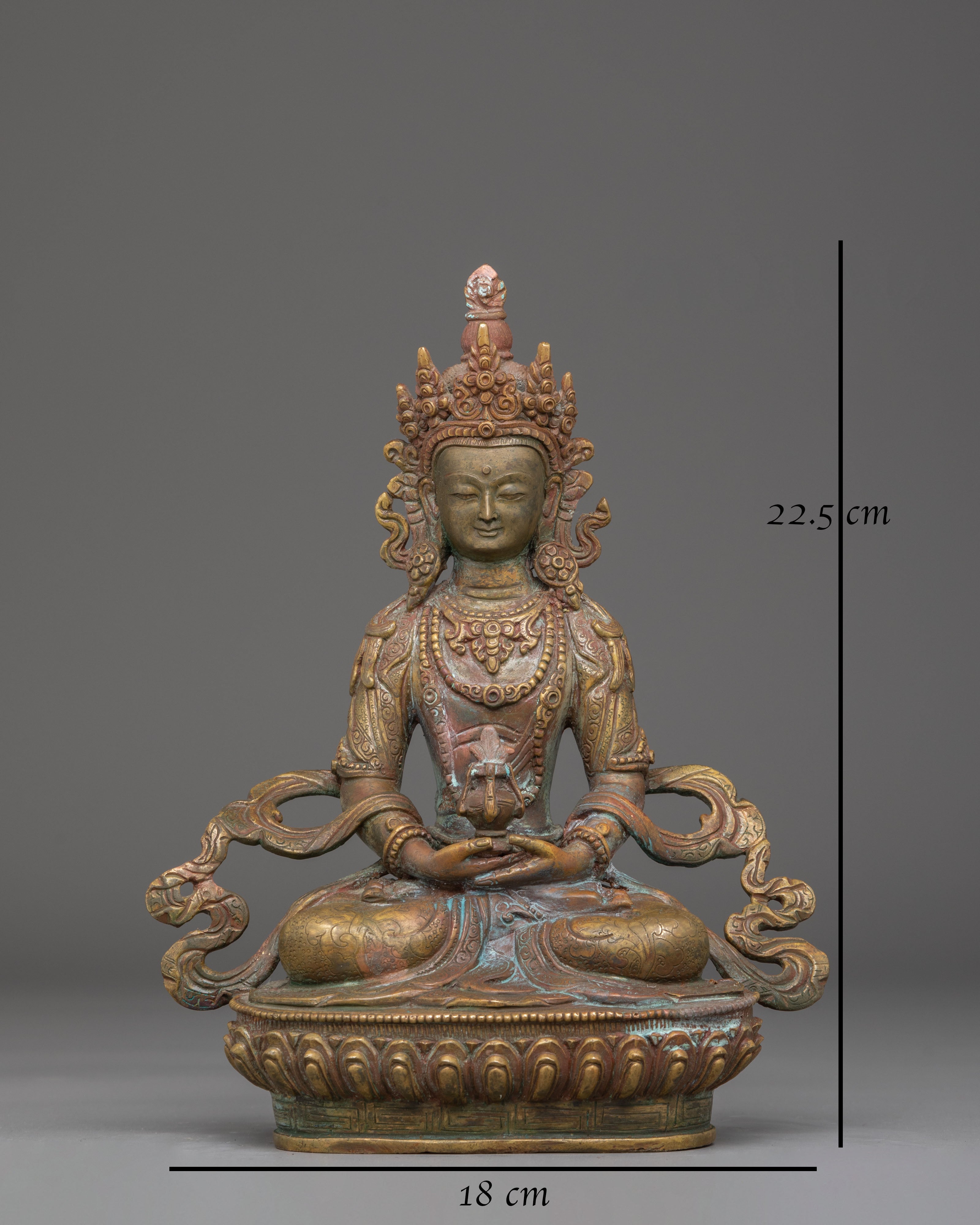 Handcrafted Amitayus Decor Figurine | Buddha of Infinite Life