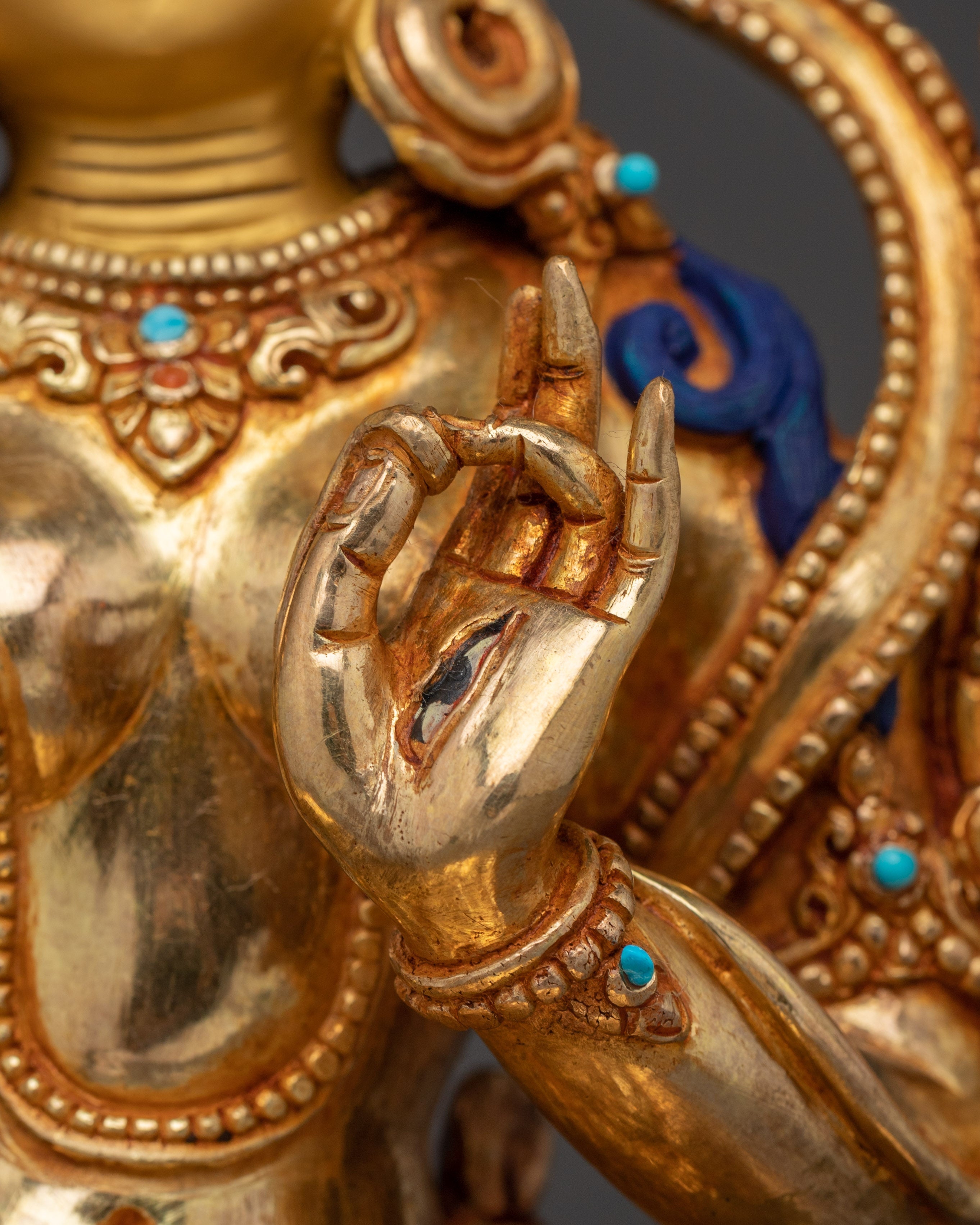 Buddhist Deity White Sita Tara Statue | White Tara - Compassionate Healer