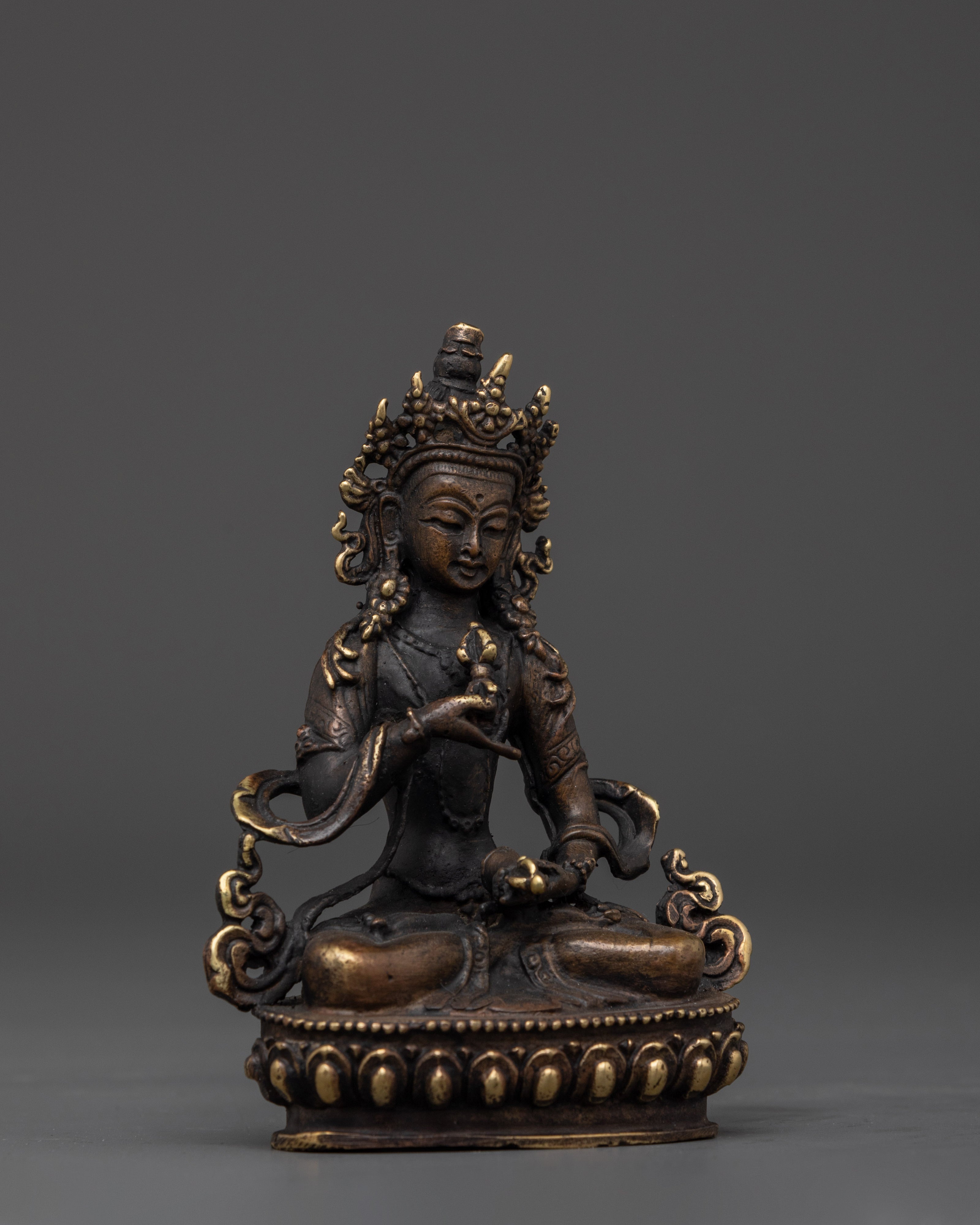 Vajrasattva Purifier of Karma Statue | Serene Statue of Tibetan Dorje Sempa