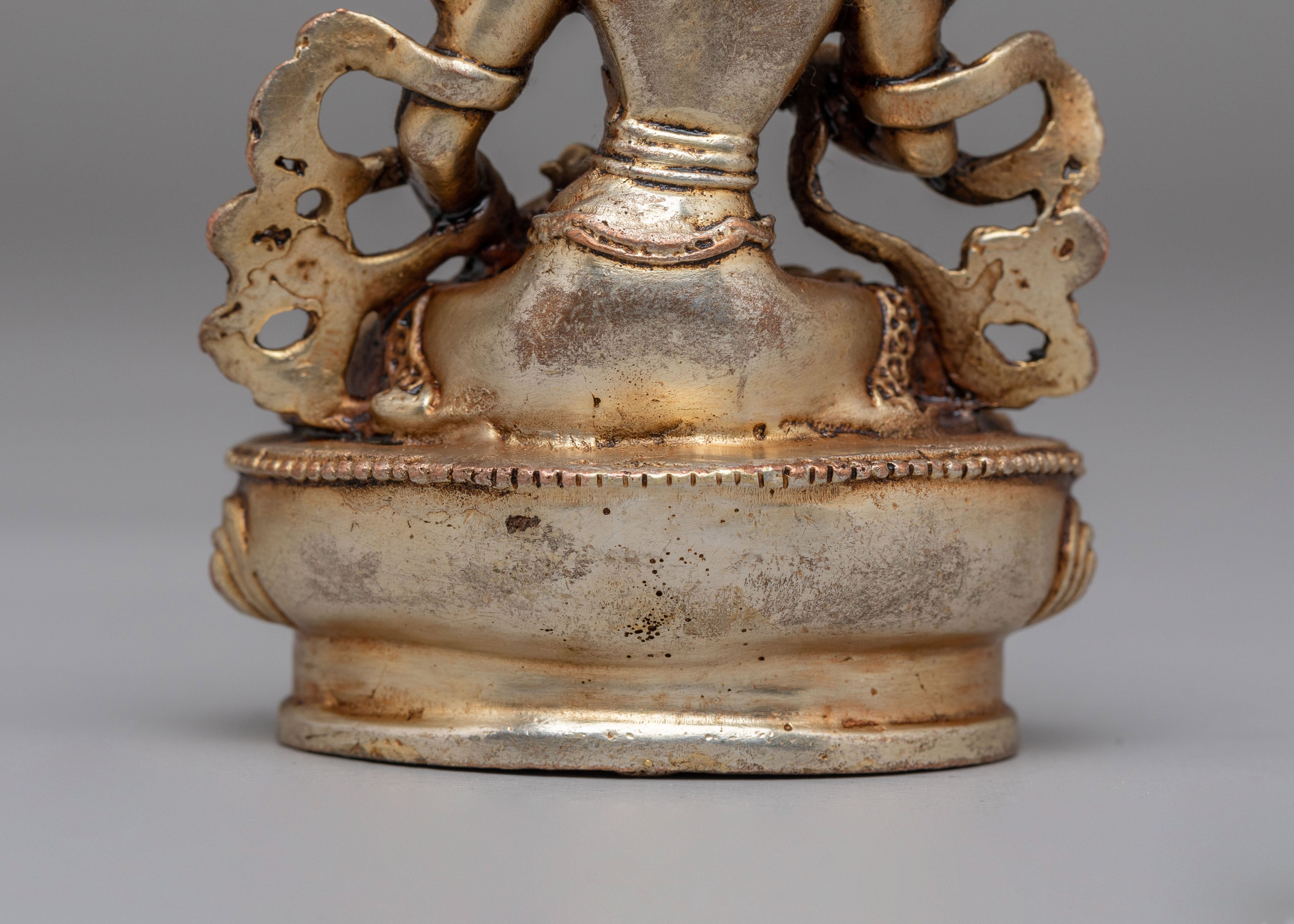 Vajrasattva Buddha of Purification Statue | Spiritual Tibetan Artwork