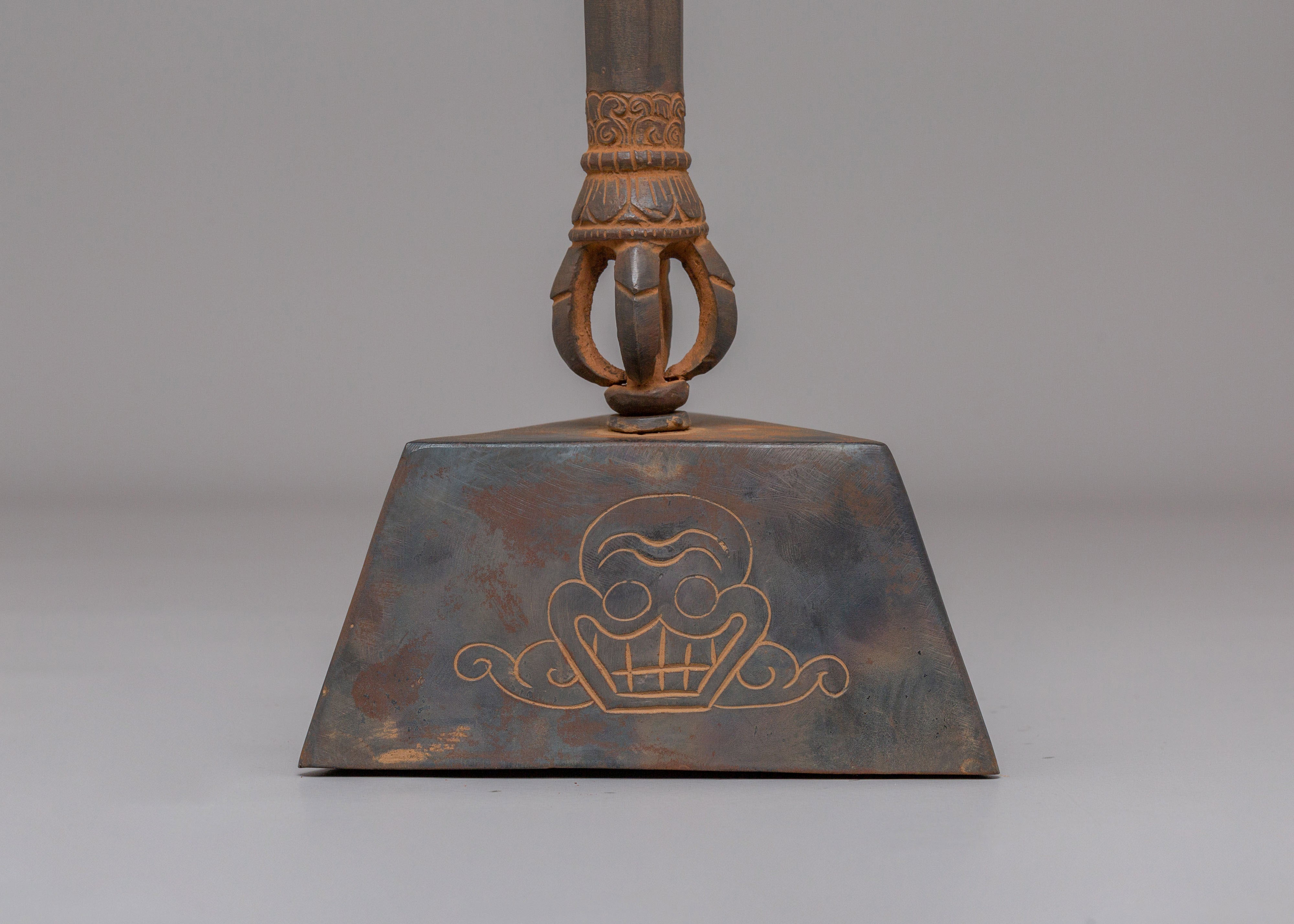 Traditional Khatvanga Ritual Instrument | Sacred Tool for Spiritual Ceremonies