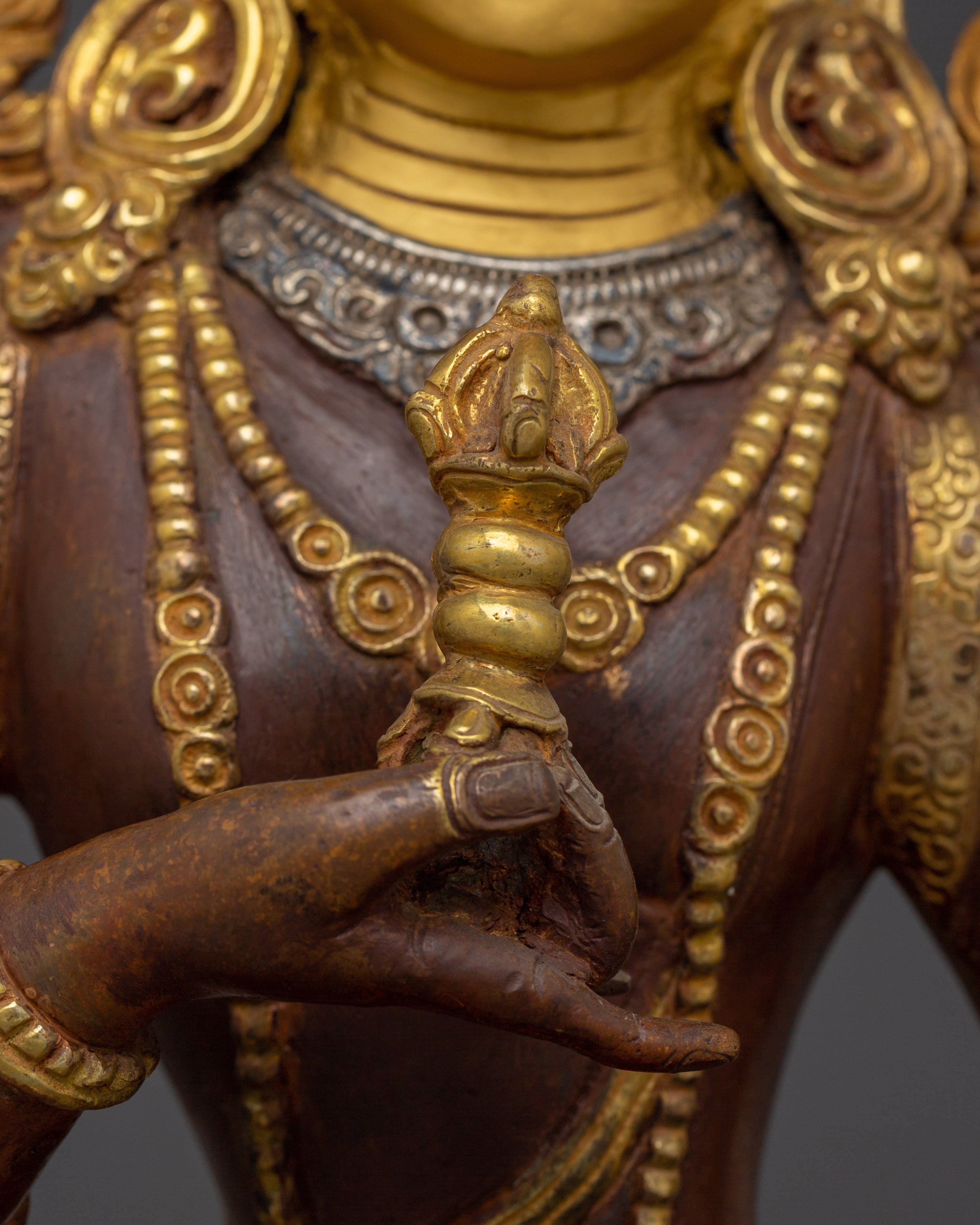 Golden Guru Vajrasattva Sacred Deity | Guardian of Enlightenment