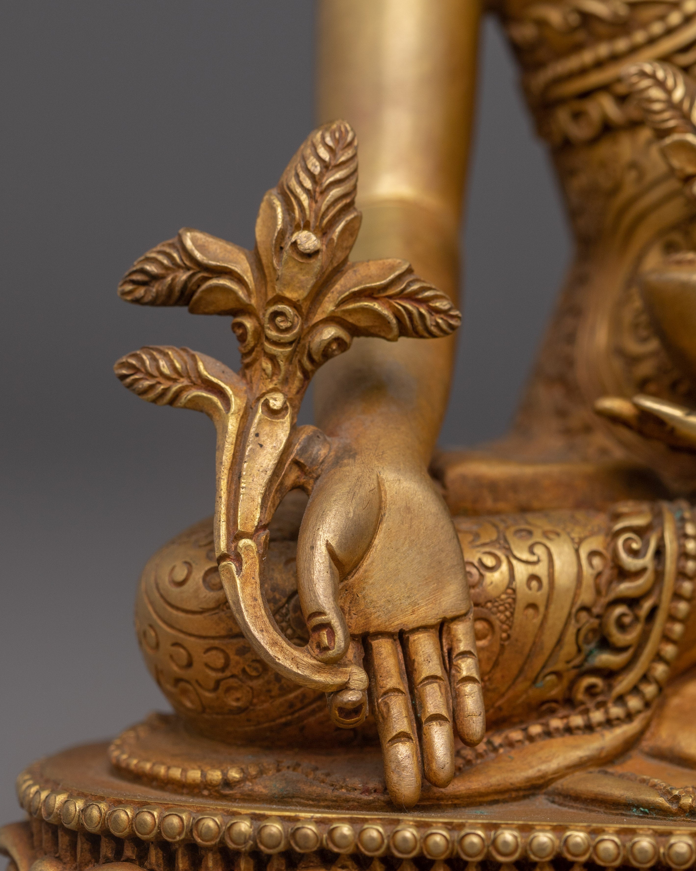 Copper Supreme Healer Medicine Buddha Statue | Powerful Tibetan Sculpture for Wellness