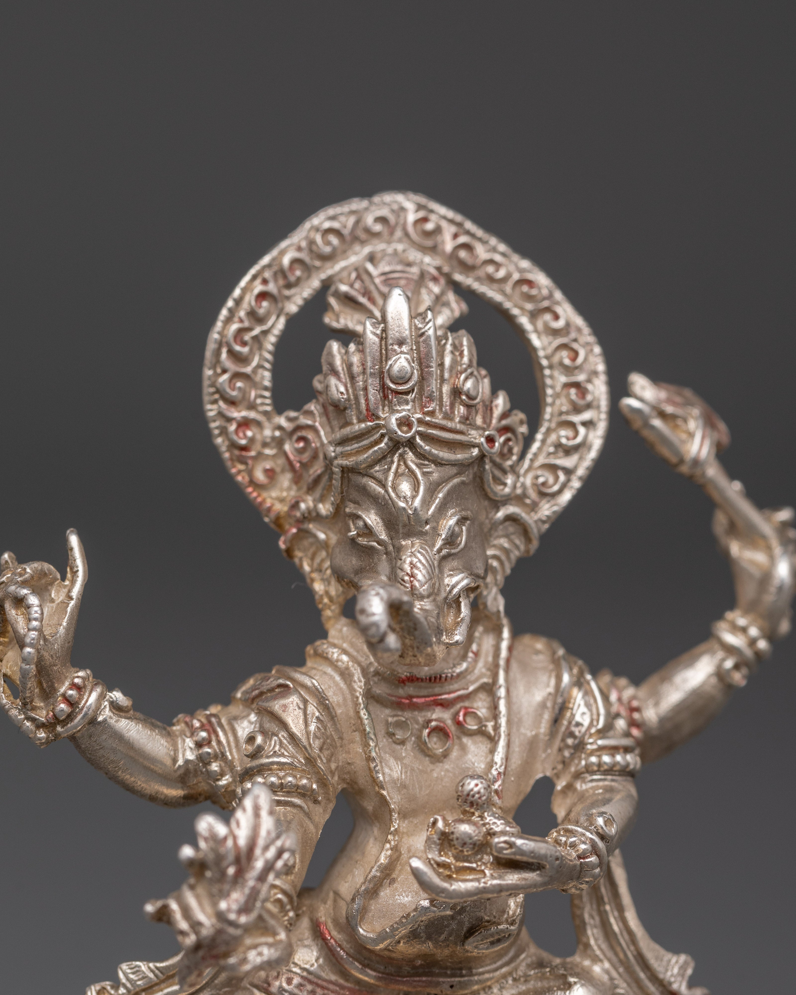 Ganesh Statue the Embodiment of Knowledge | Silver Ganesha Statue for Wisdom