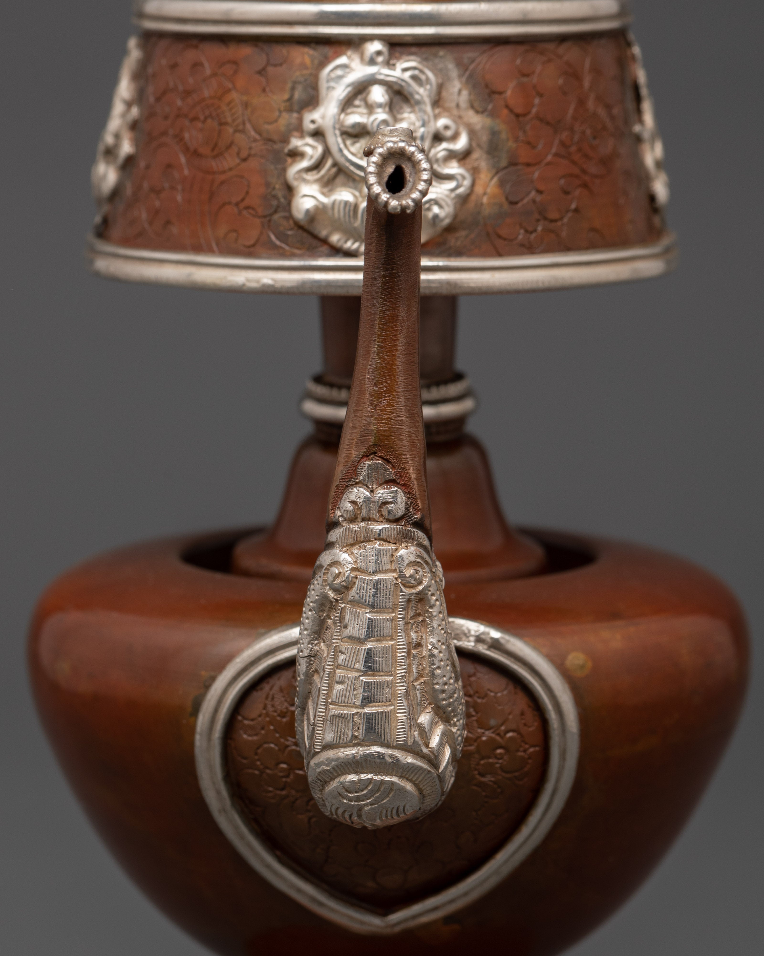 Tibetan Oxidized Copper Bhumba Set | For Spiritual Ceremonies, Altar Blessings