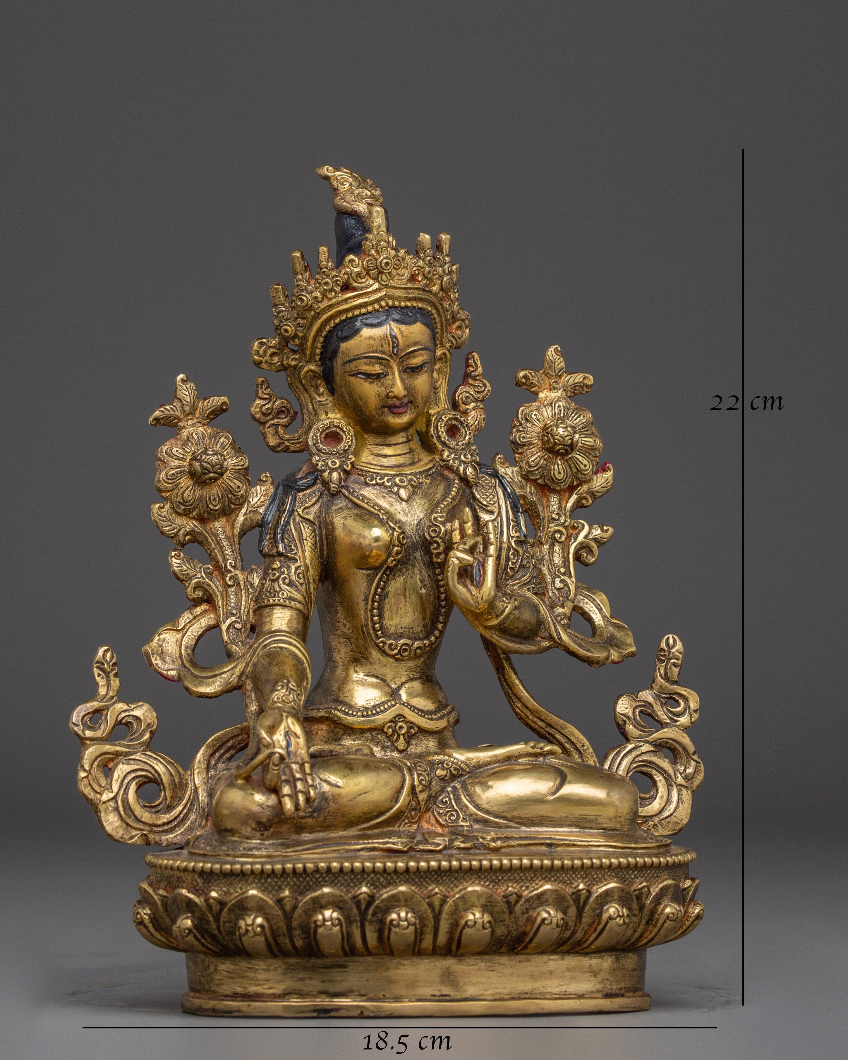 Golden Sita Tara Tibetan Deity Artwork