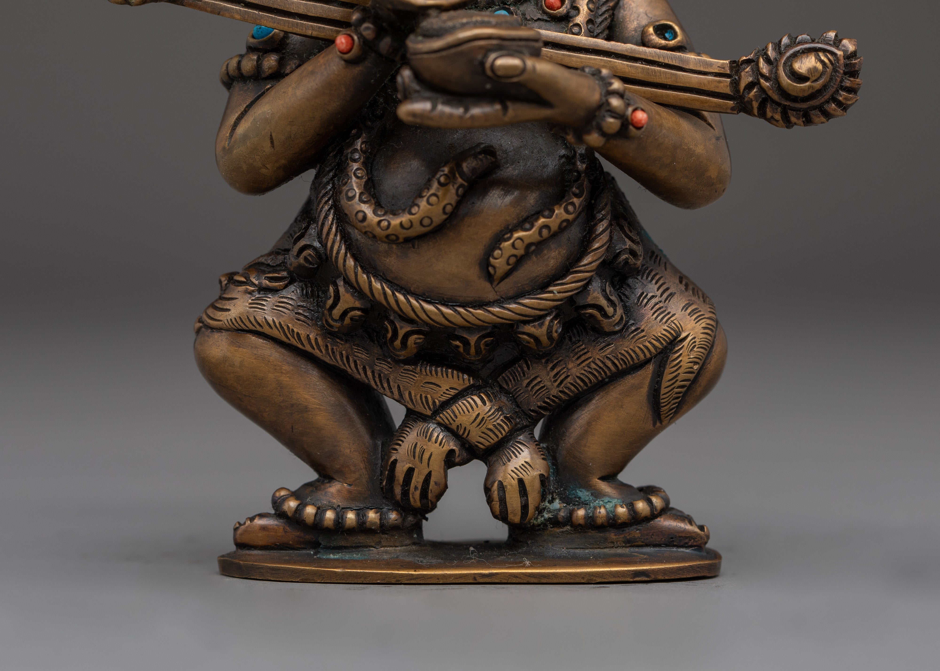 Mini Sakya Mahakala Statue | Protector of the Dharma