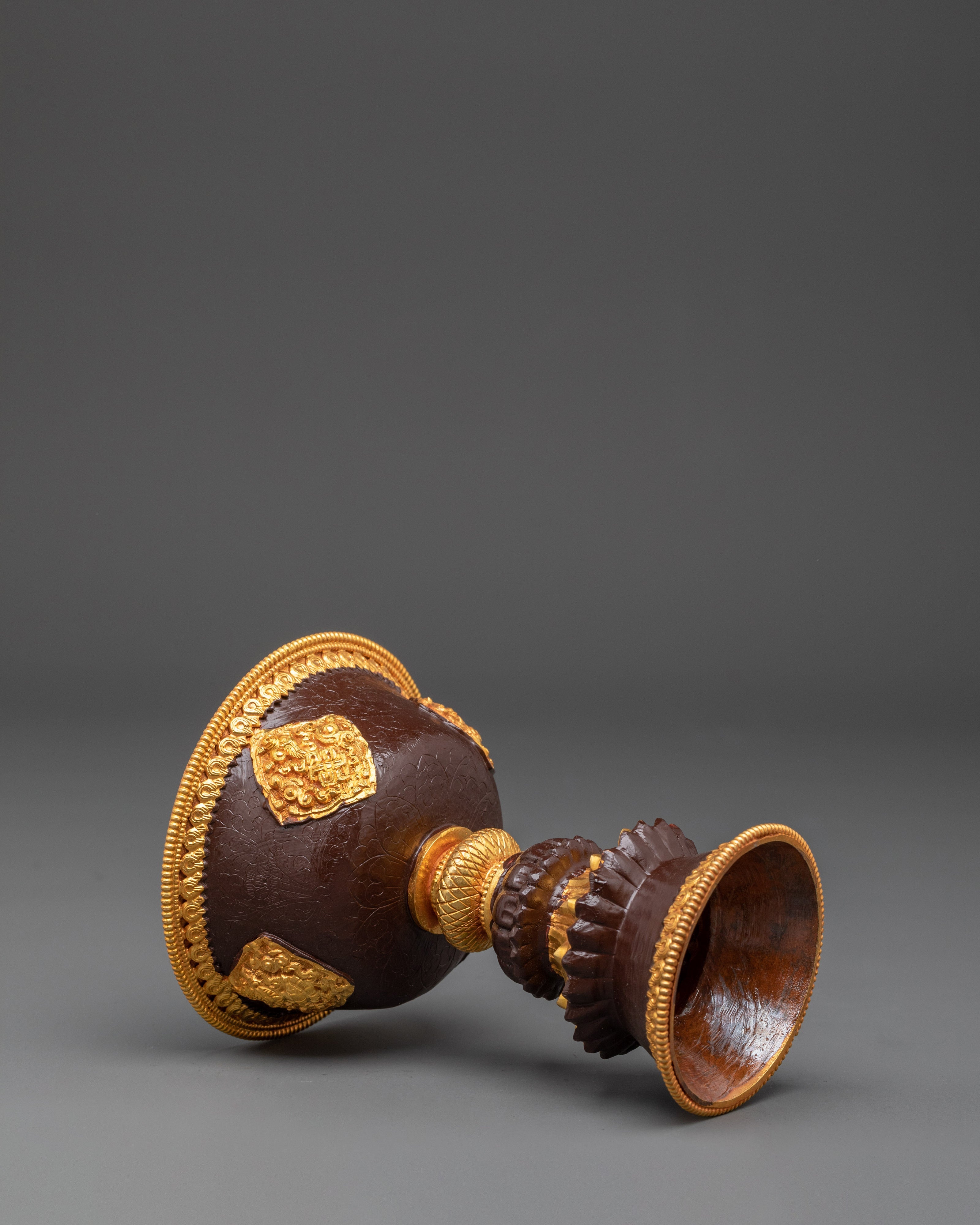 Buddhist Ritual Butter Lamp Set | Traditional Tibetan Spiritual Lamp
