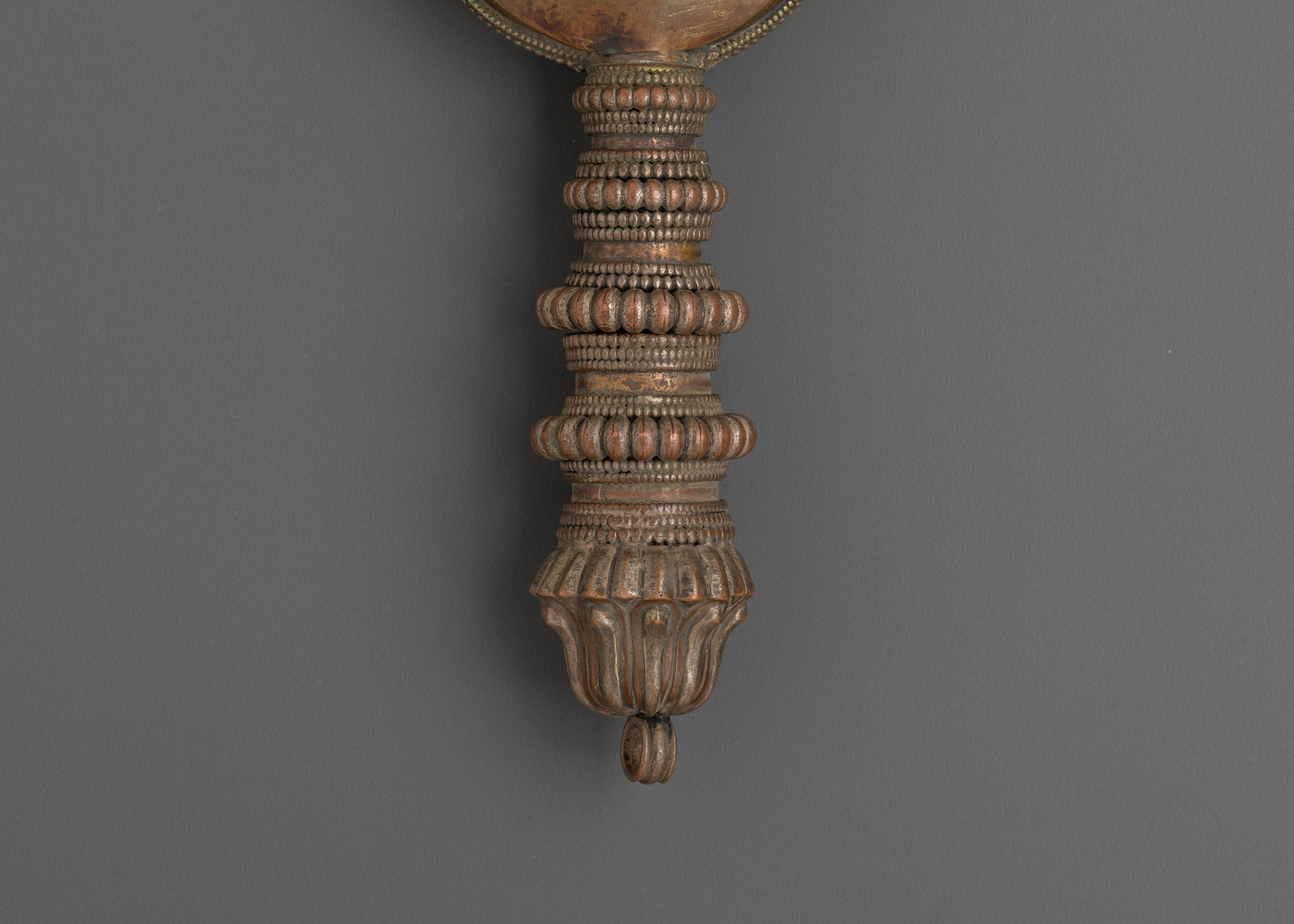Handcrafted Snuff Bottle | Unique Oxidized Copper Decorative Piece