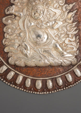 Mahakala Bernagchen Wall Hanging | Fierce Protector Deity Tibetan Buddhist Decor