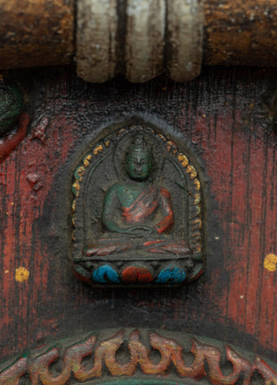 Wooden Chakrasamvara Thangka | A Sacred Buddhist Artwork